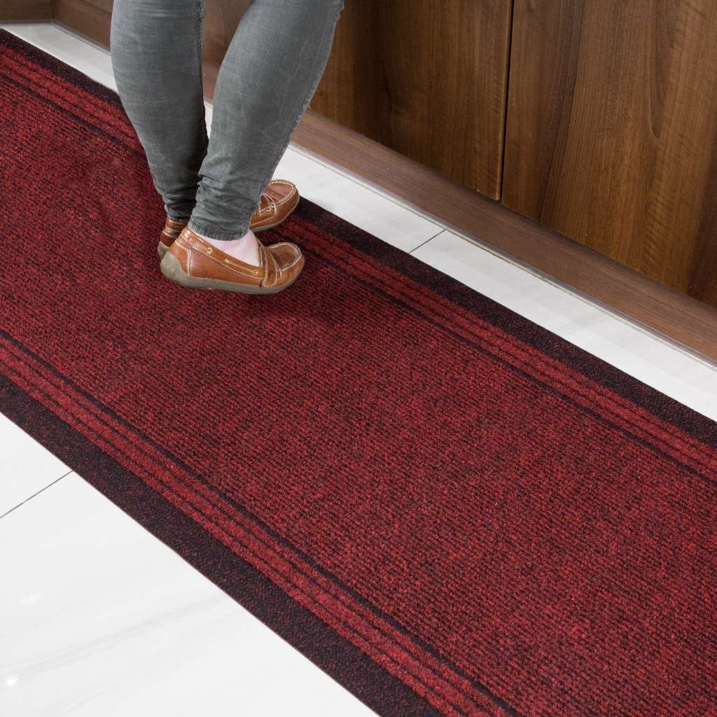 Red Hard Wearing Runner Rugs - Image 2