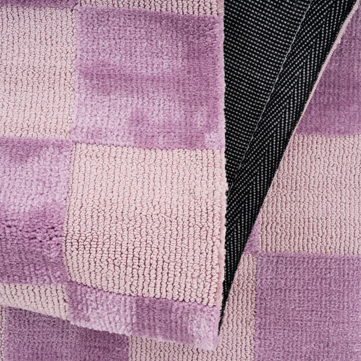 Retro Lavender Checkerboard Rug - Maze - Image 10