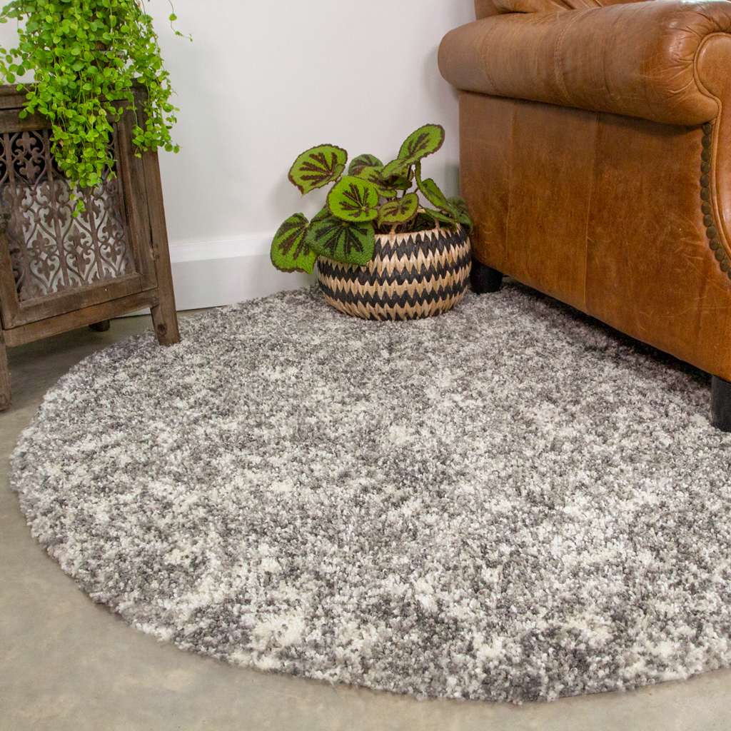 Silver Shaggy Rug for Living Room - Image 6