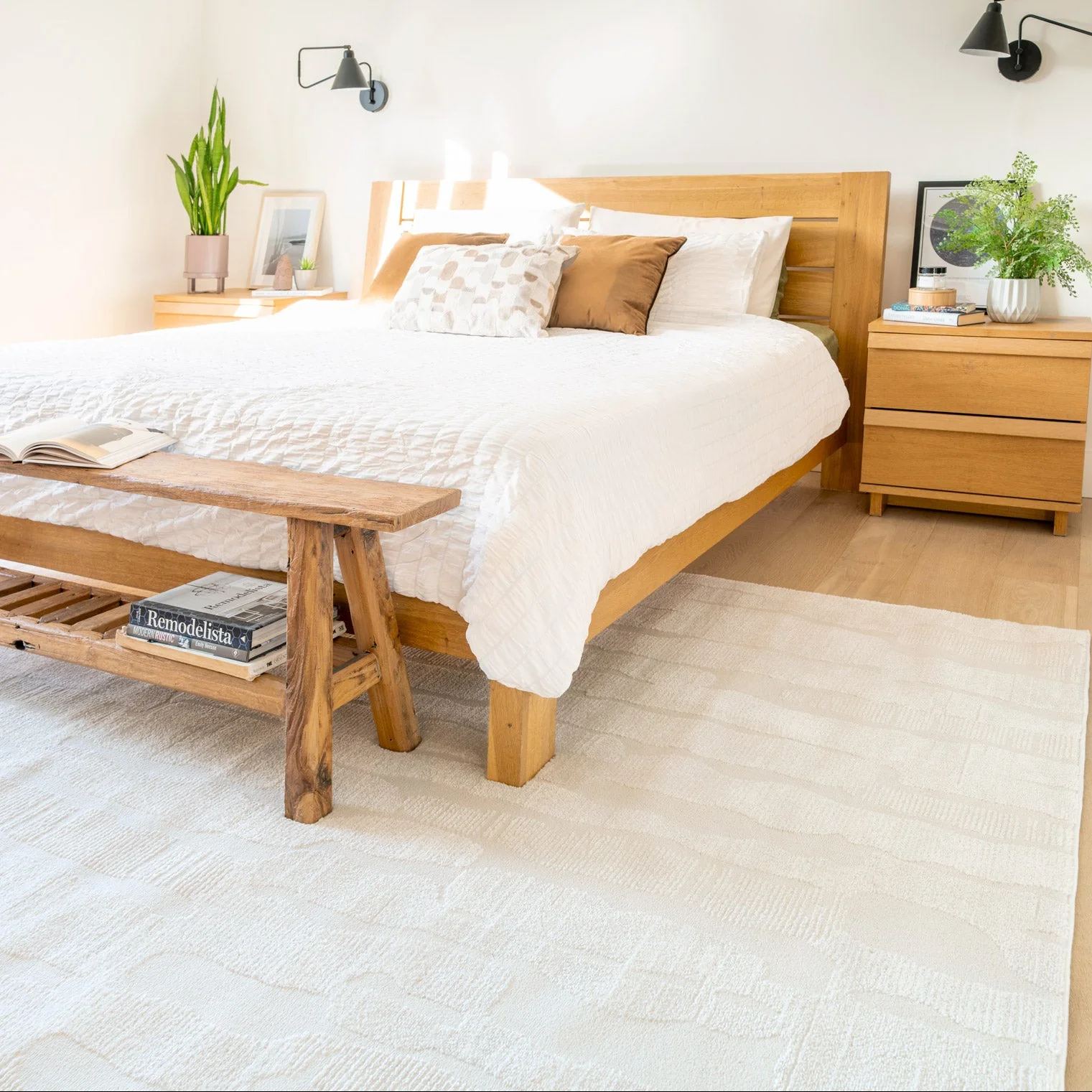 Soft Cream Boho Rug - Elina - Image 4