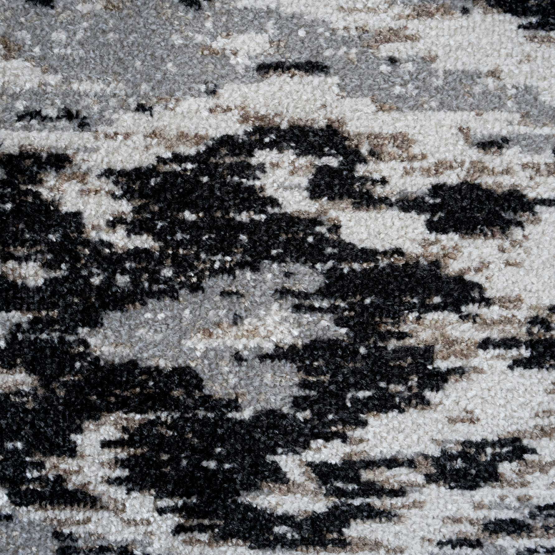 Soft Grey Ikat Living Room Rug - Image 6