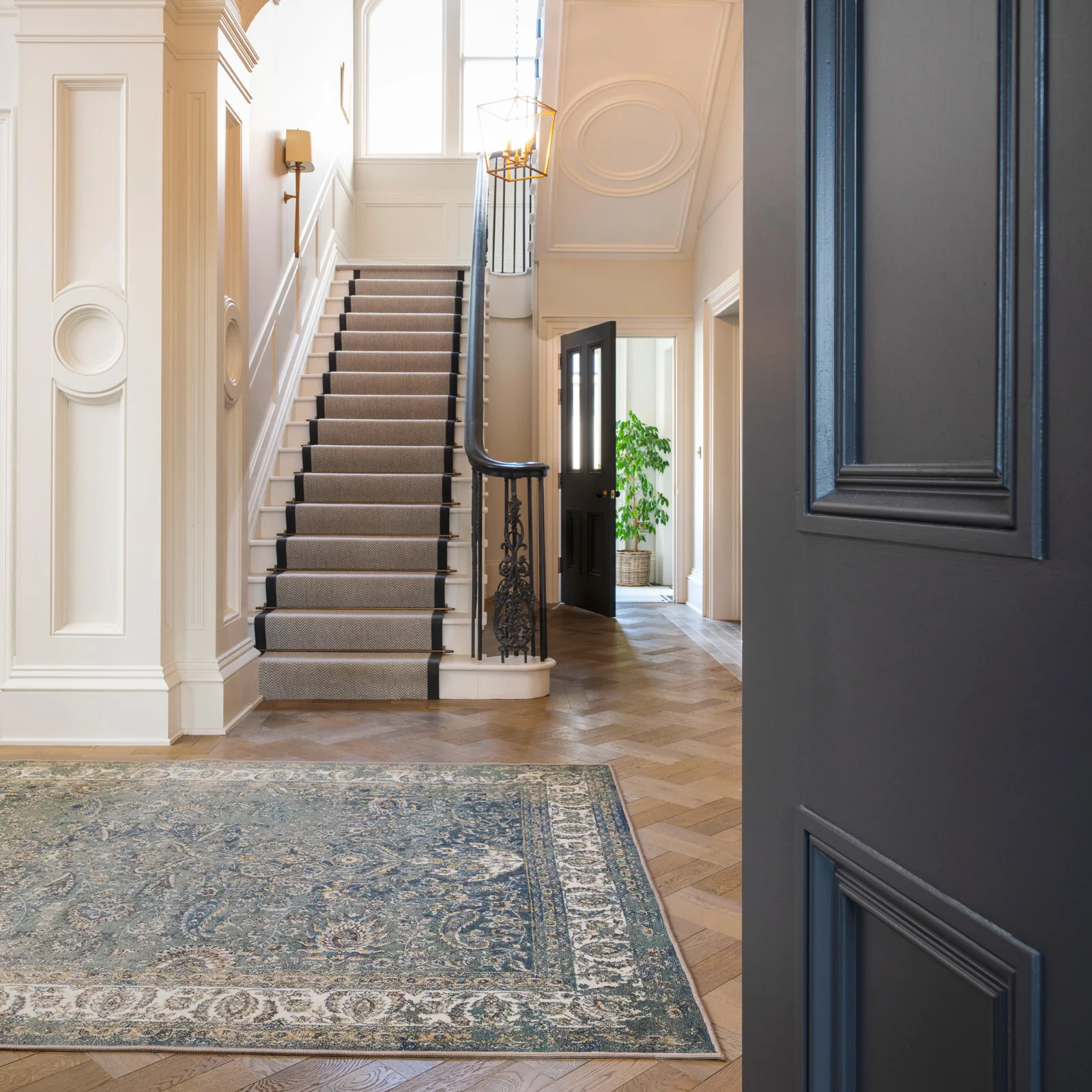 Soft Washable Classic Green Rug - Maude - Image 3