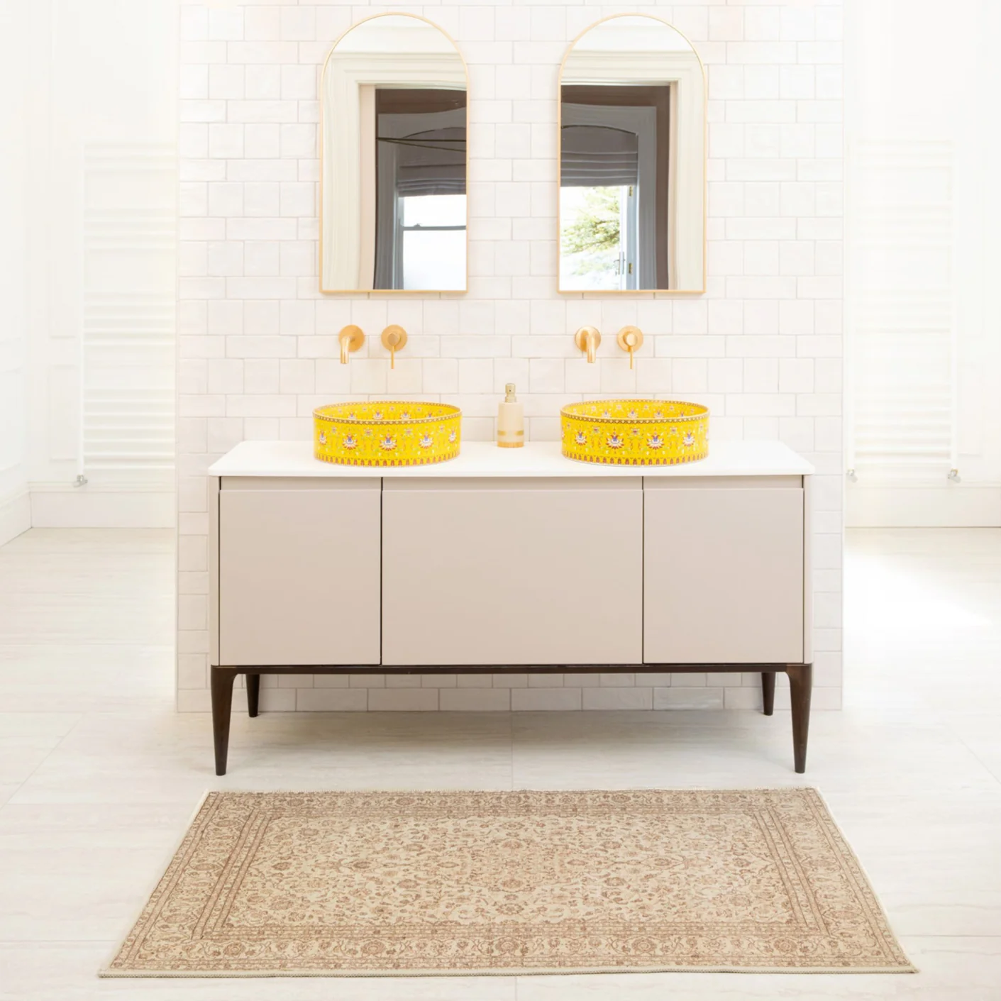 Soft Washable Cream Doormat - Adeline - Image 4
