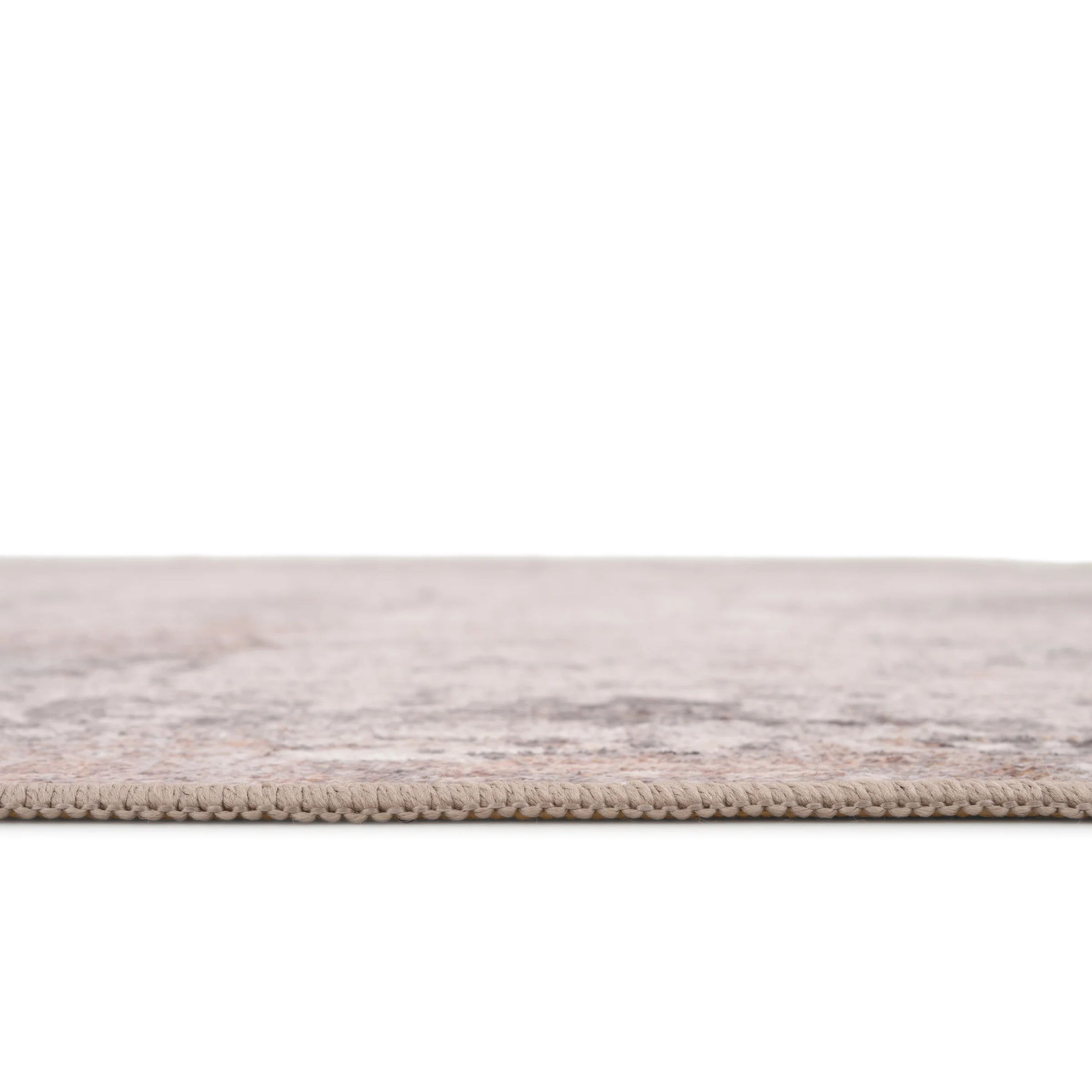Soft Washable Distressed Greige Runner - Ernest - Image 6