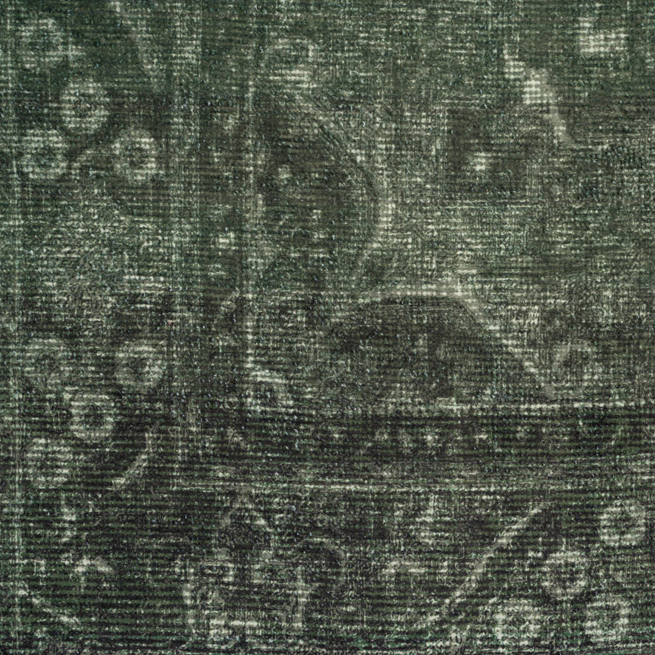 Soft Washable Green Medallion Rug - Maisie - Image 11