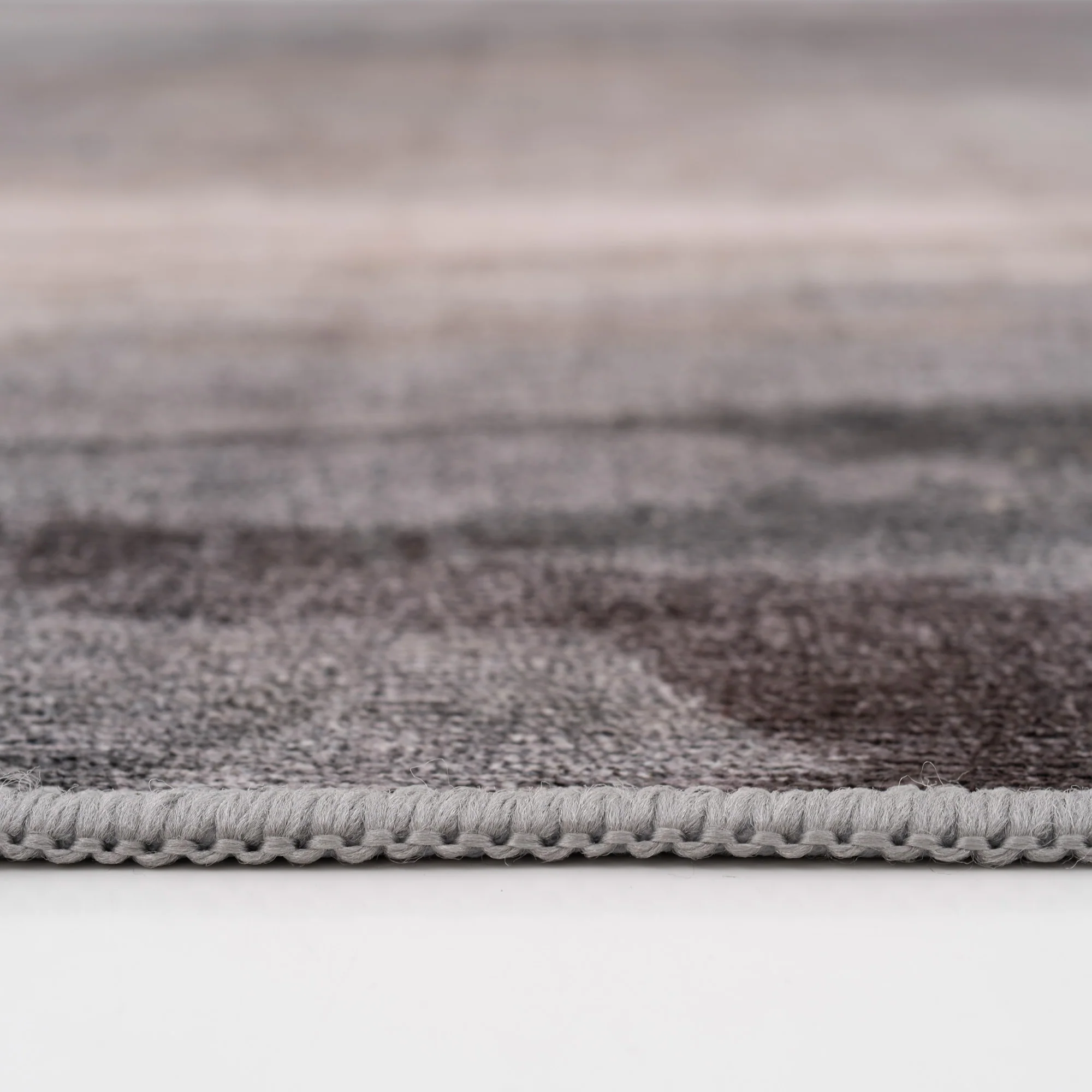 Soft Washable Grey Abstract Runner - Dara - Image 5