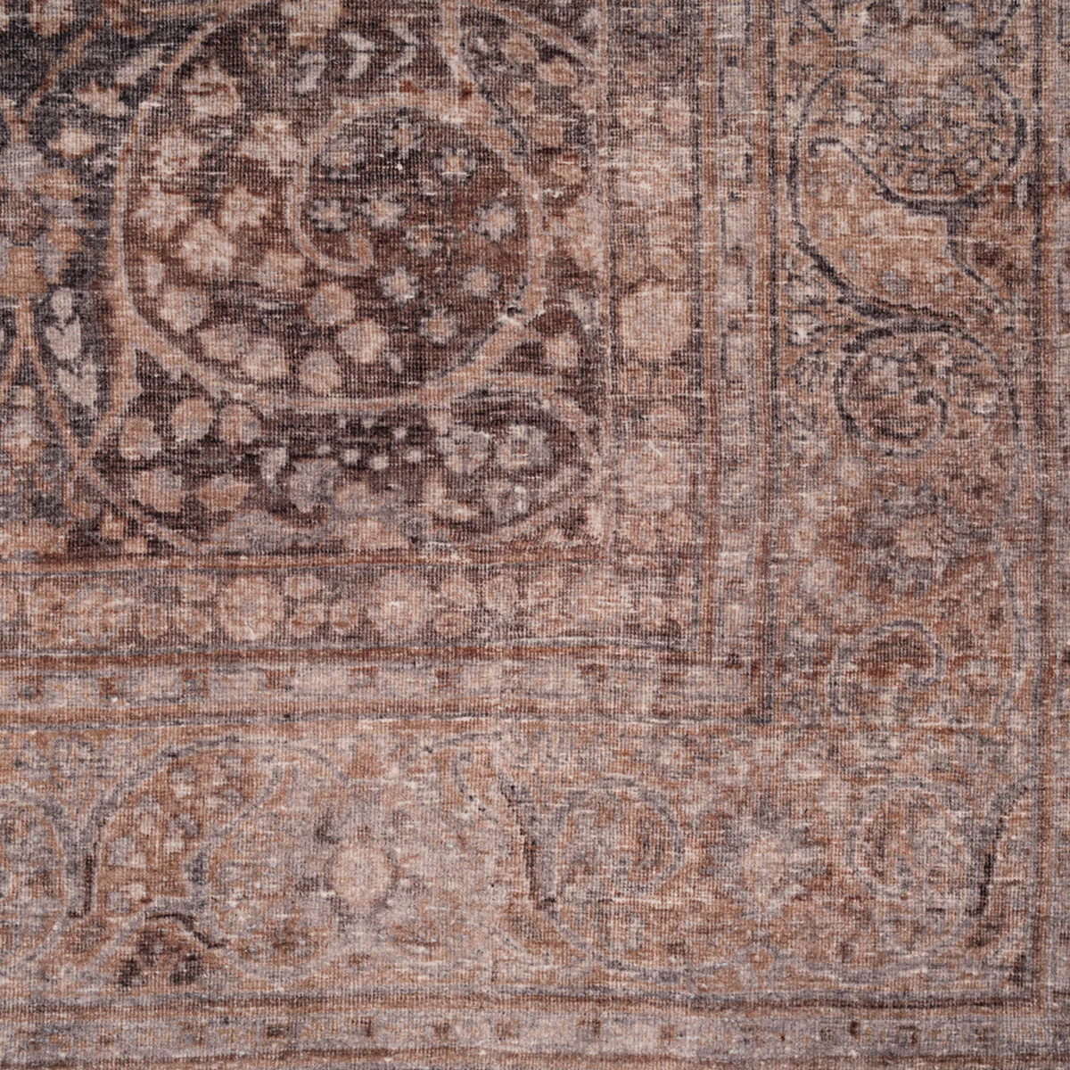 Soft Washable Heritage Brown Runner - Winnie - Image 5