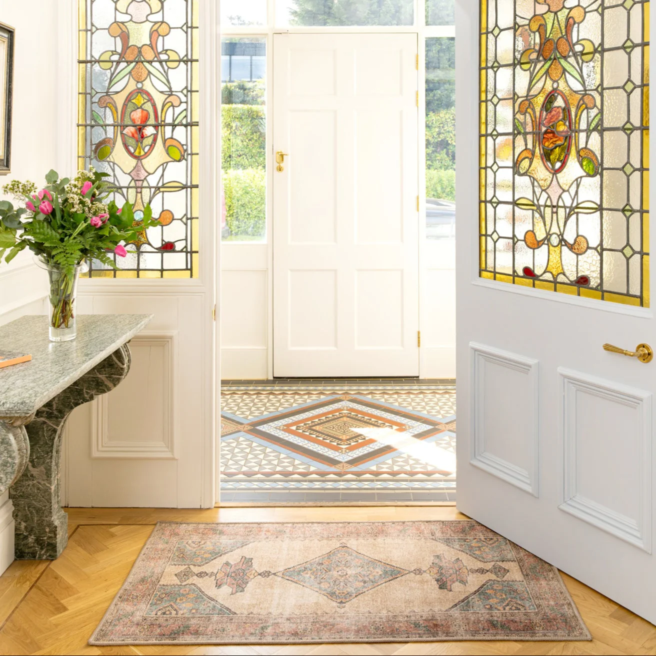 Soft Washable Moroccan Bathroom Mat - Coralie - Image 5