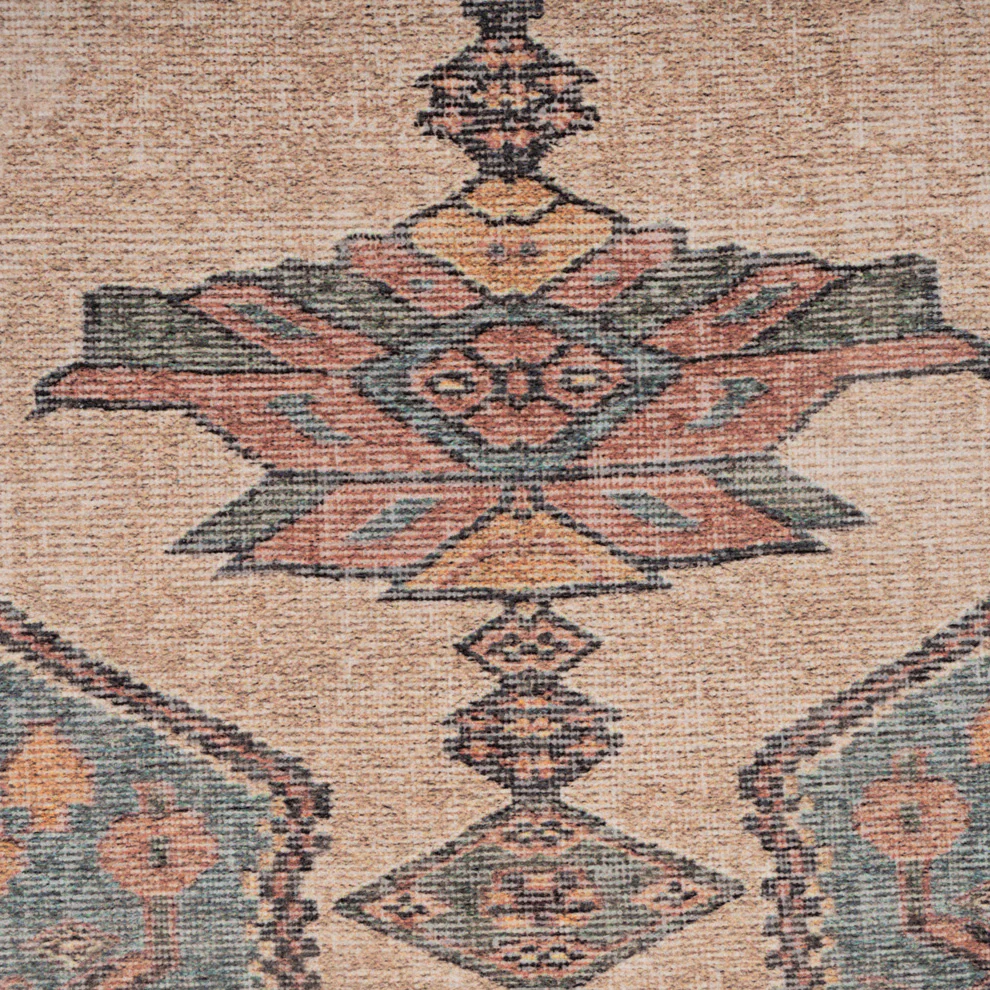 Soft Washable Multicolour Moroccan Runner - Coralie - Image 5