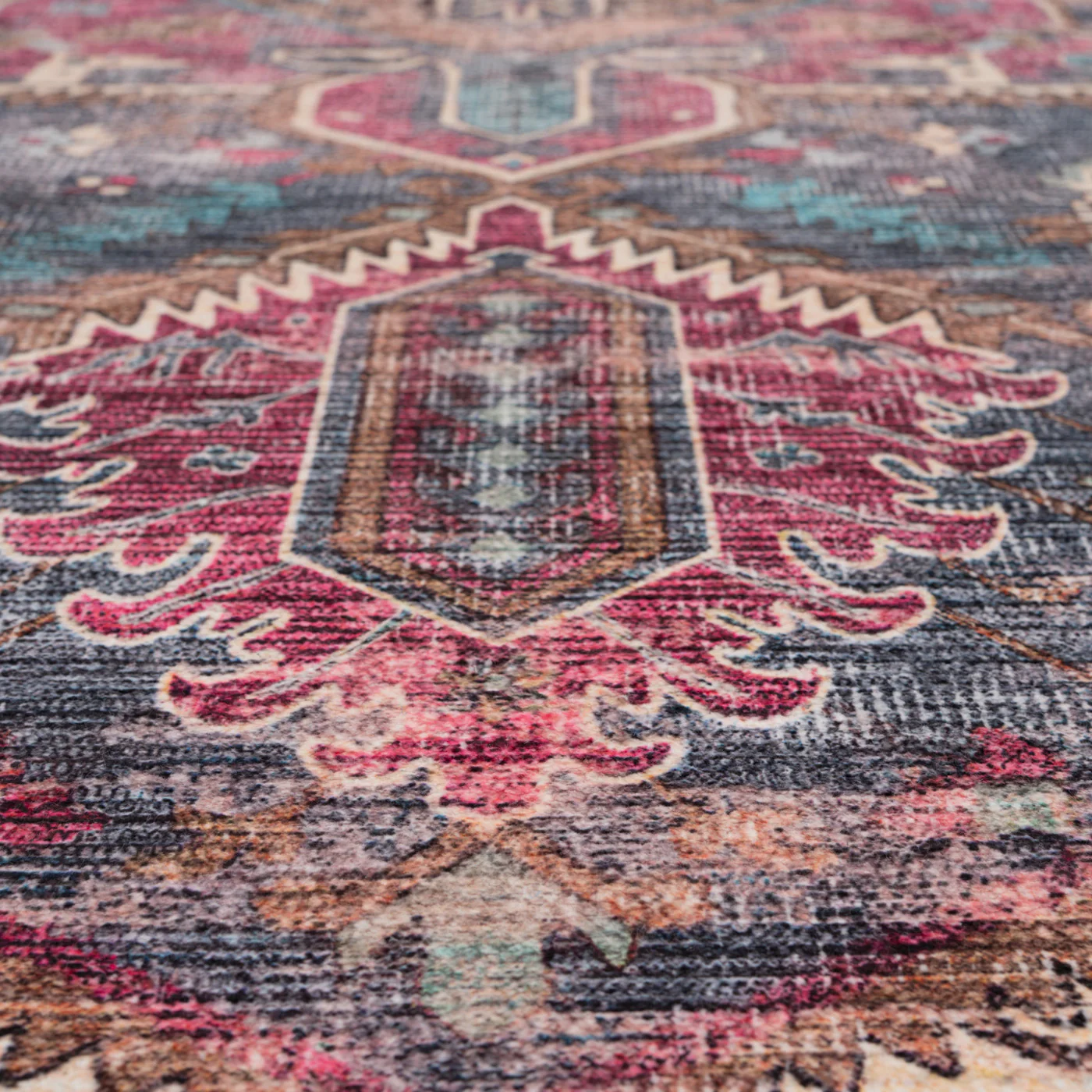 Soft Washable Multicolour Doormat - Delphine - Image 6