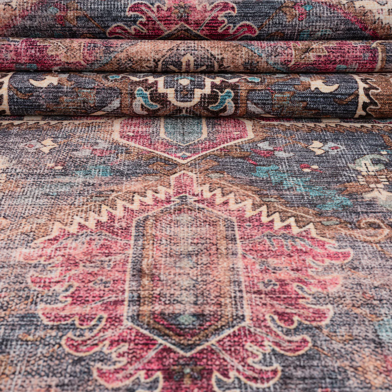 Soft Washable Multicolour Doormat - Delphine - Image 8