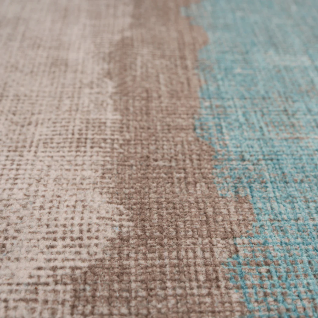 Soft Washable Multicolour Abstract Runner - Solene - Image 5