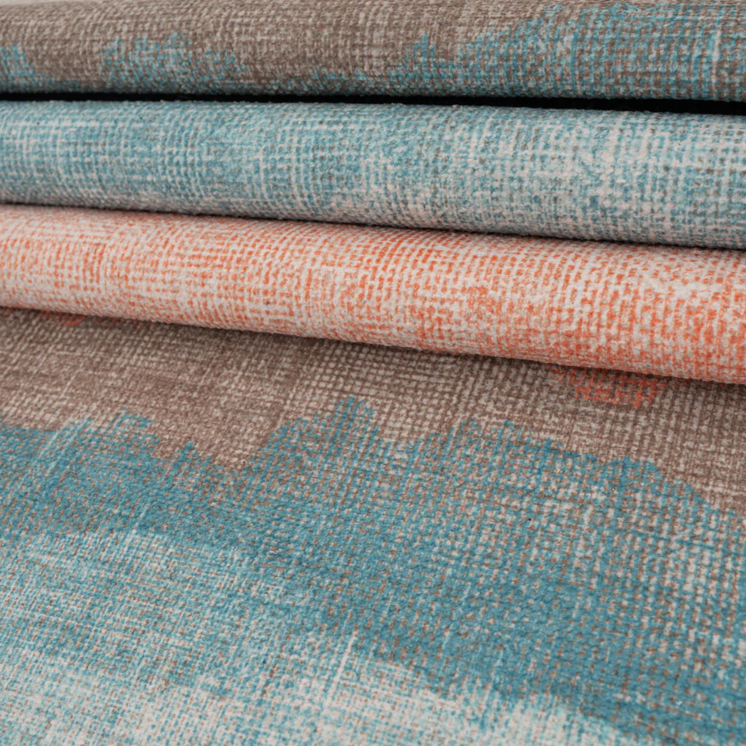 Soft Washable Multicolour Abstract Runner - Solene - Image 4