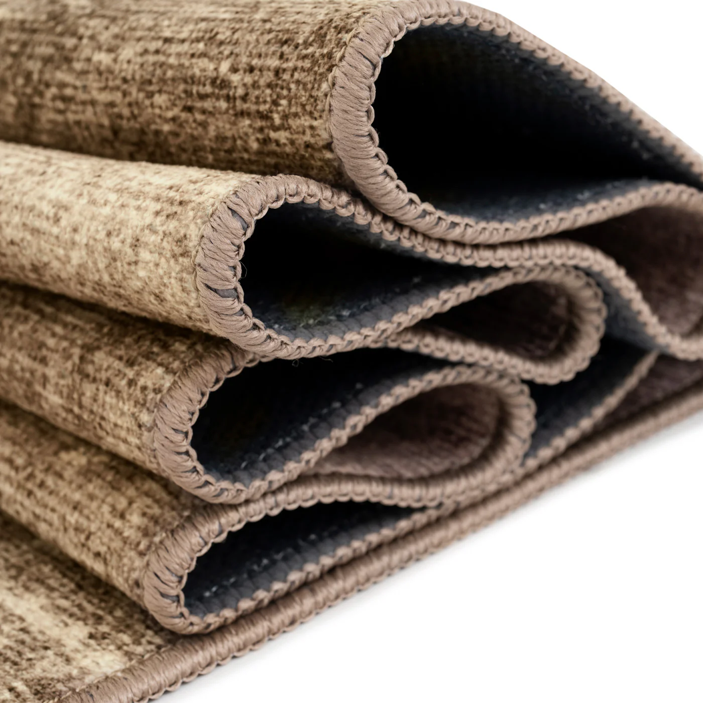 Soft Washable Mossy Brown Beige Runner - Ryn - Image 3