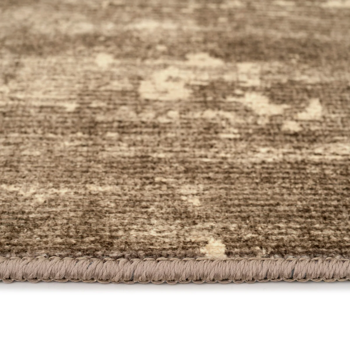 Soft Washable Mossy Brown Beige Runner - Ryn - Image 7