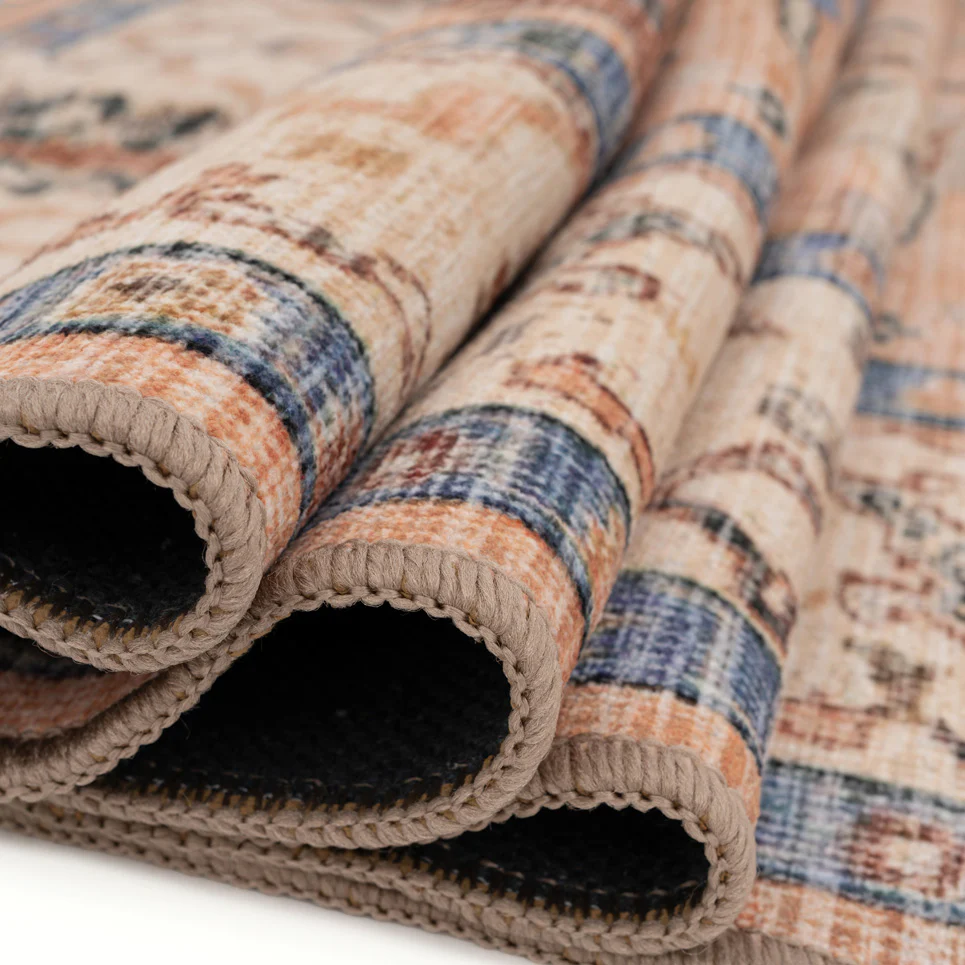 Soft Washable Vintage Multicolour Runner - Amelia - Image 6
