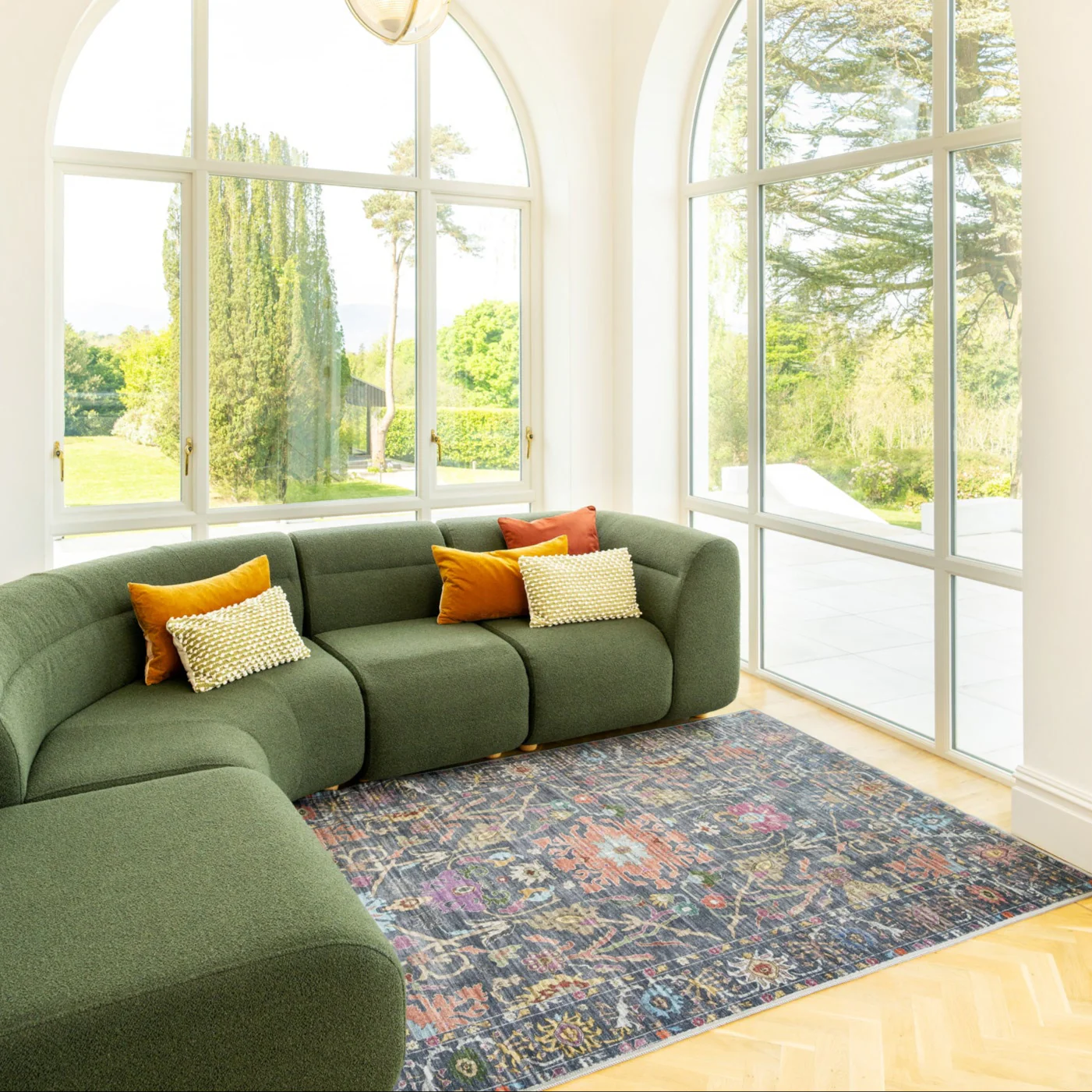 Soft Washable Wildflower Rug - Francine - Image 5