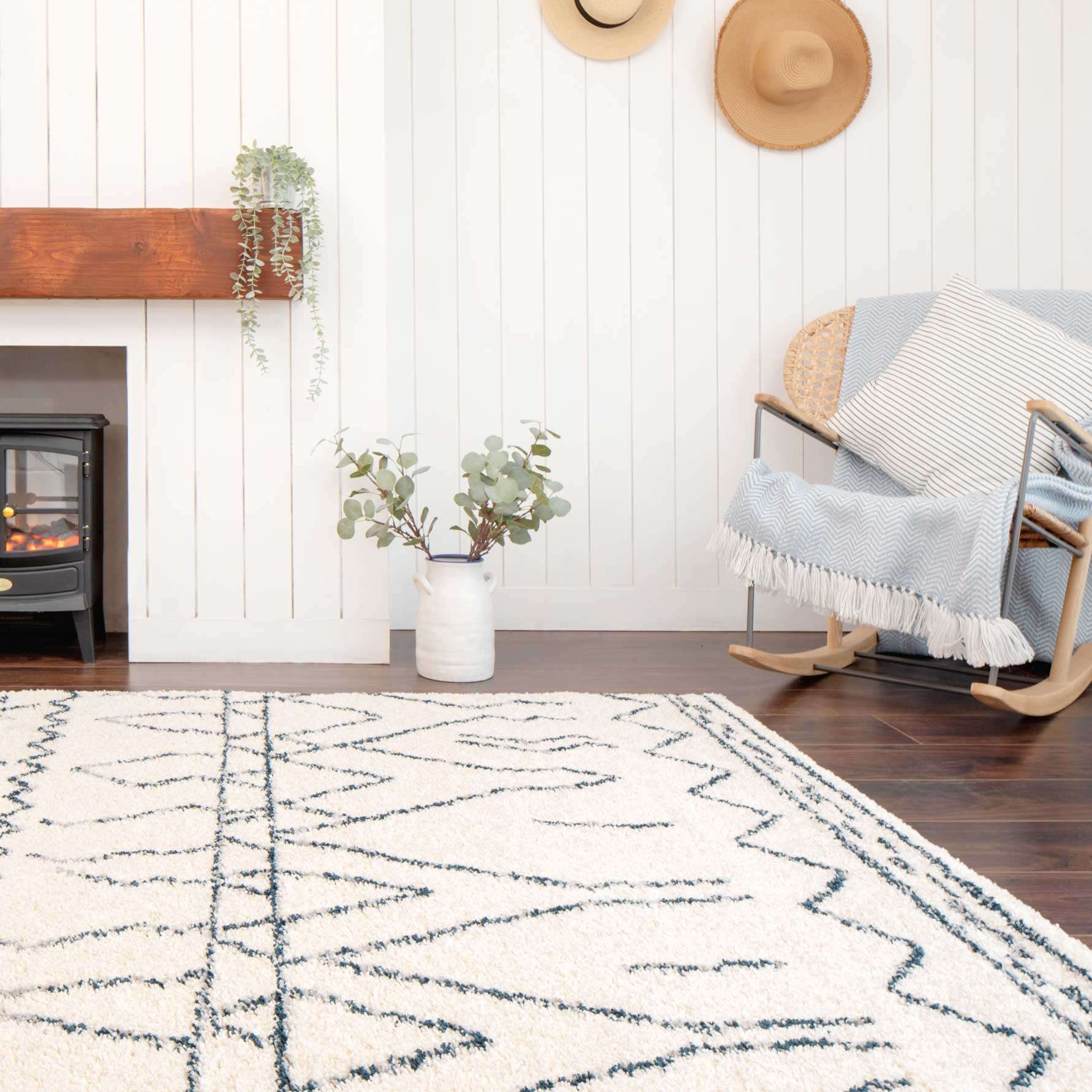 Super Soft Boho Moroccan Shaggy Rug - Bannon - Image 3