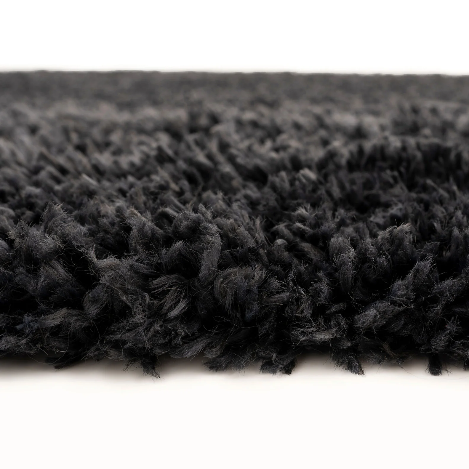 Soft Everyday Charcoal Shaggy Rug - Image 3