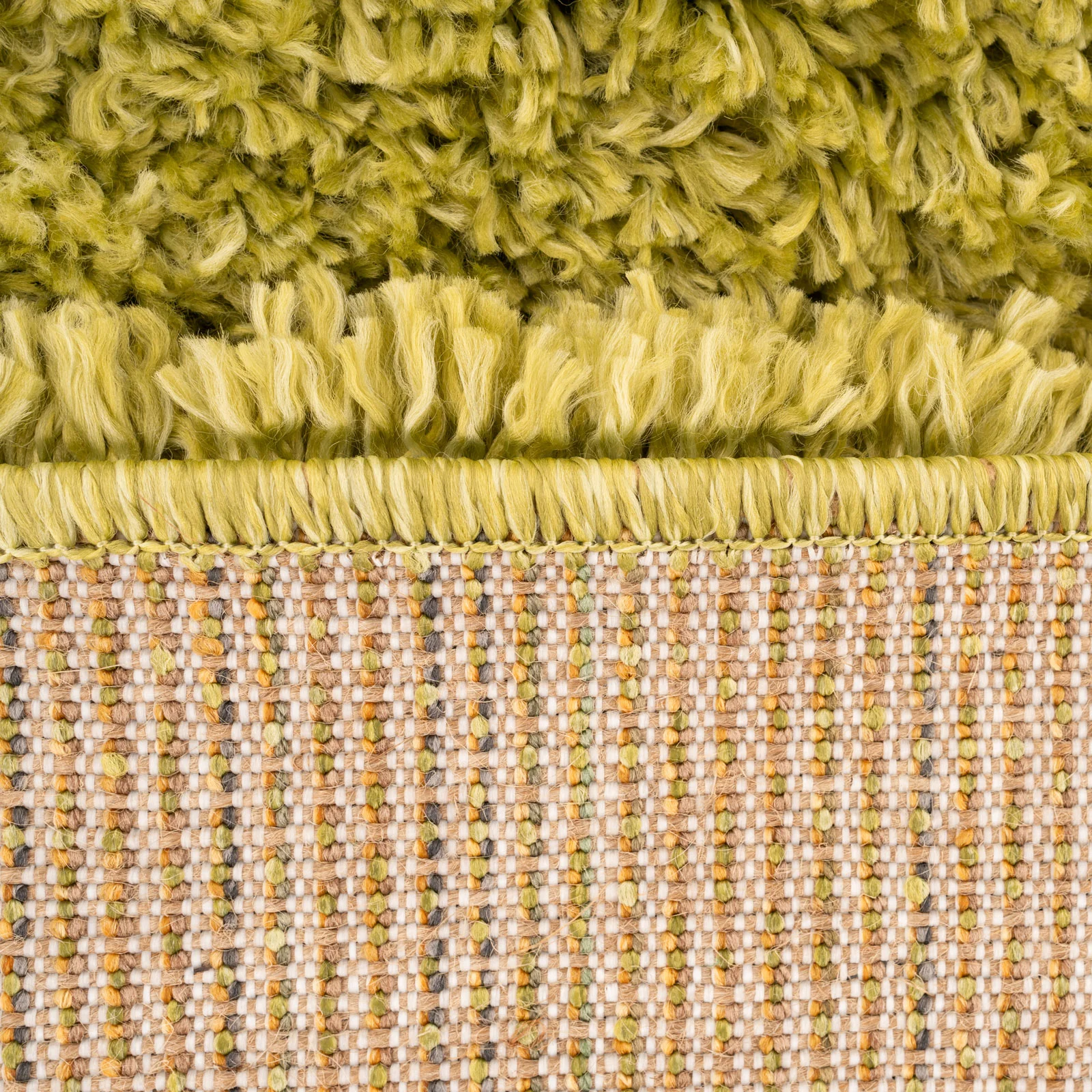 Soft Everyday Moss Green Shaggy Rug - Image 7