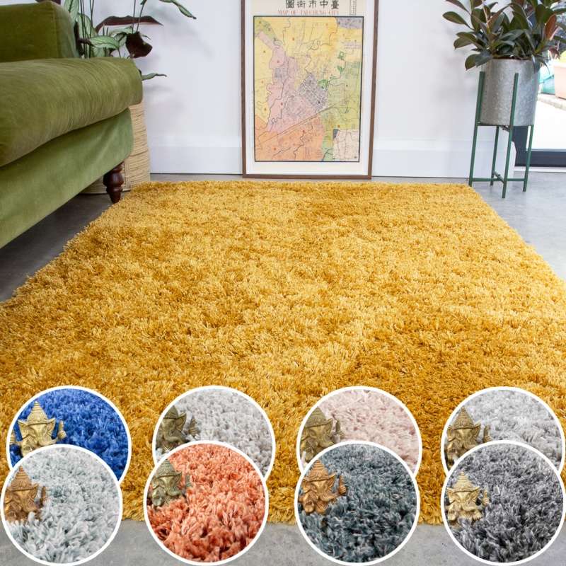 Soft Everyday Shaggy Rugs - Choose Your Colour