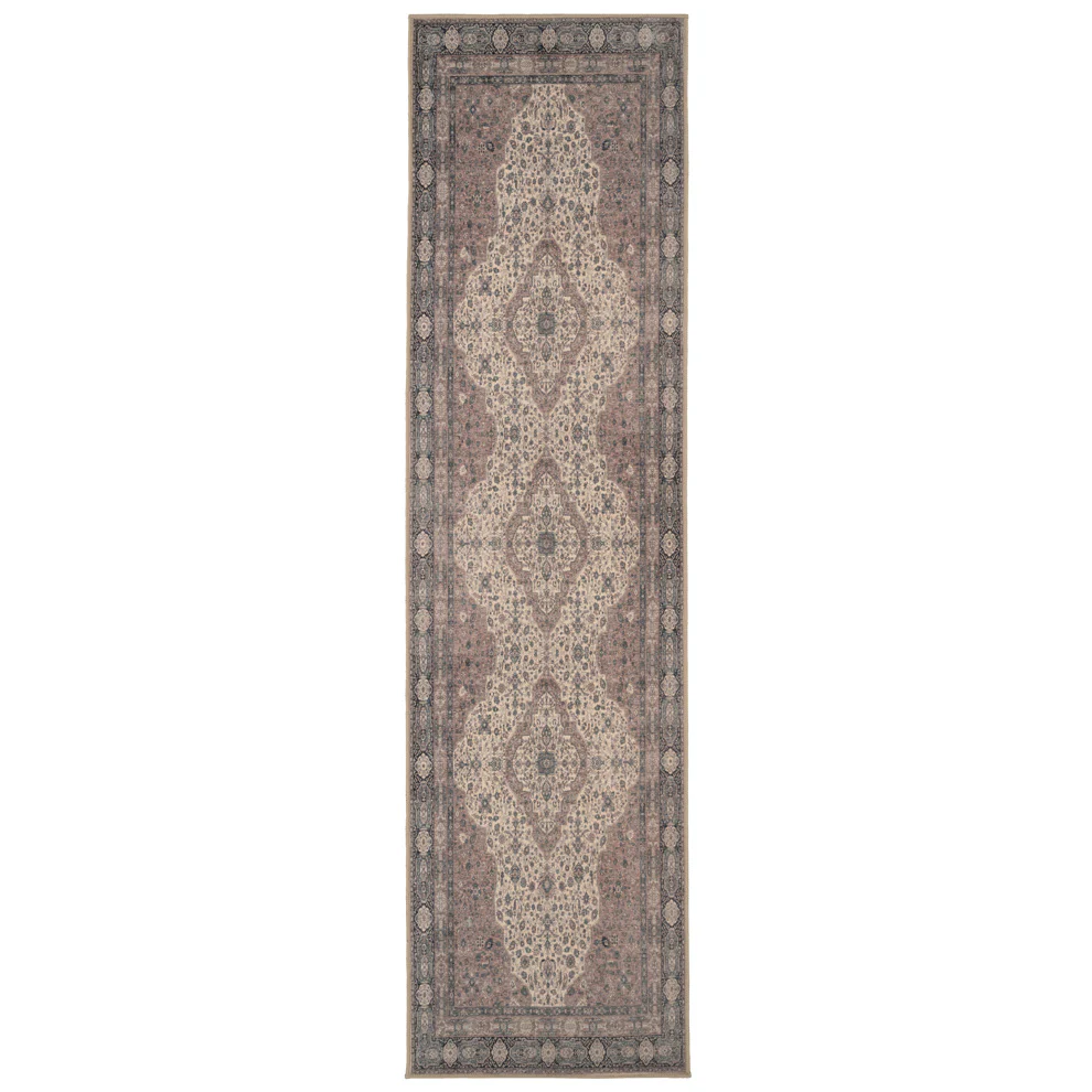 Flatwoven Washable Teal Medallion Area Rug - Caragh - Image 12