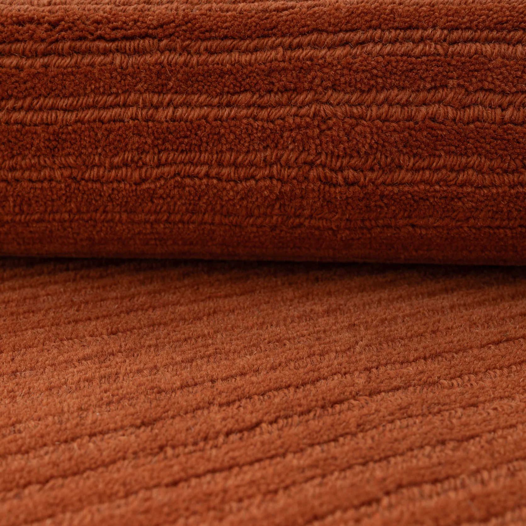 Terracotta Bordered Wool Rug - Olann Terra - Image 10
