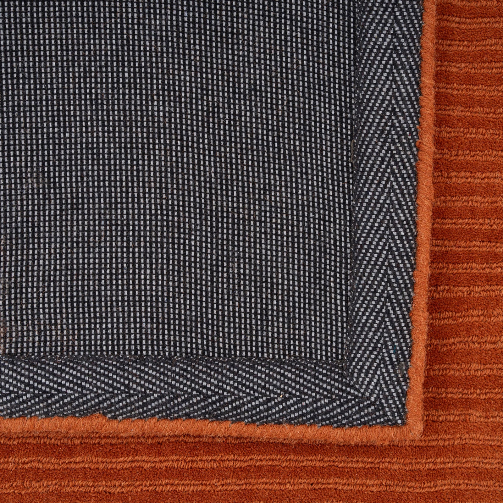 Terracotta Bordered Wool Rug - Olann Terra - Image 8