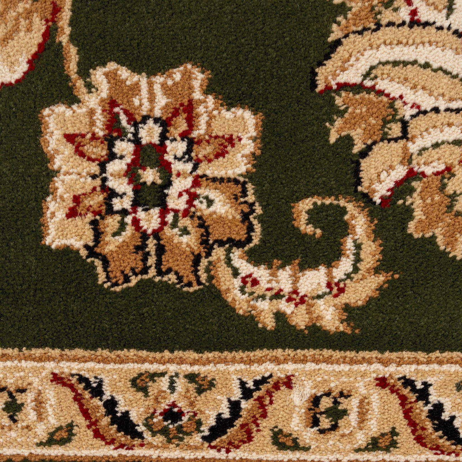 Traditional Green Floral Rug - Koa - Image 9
