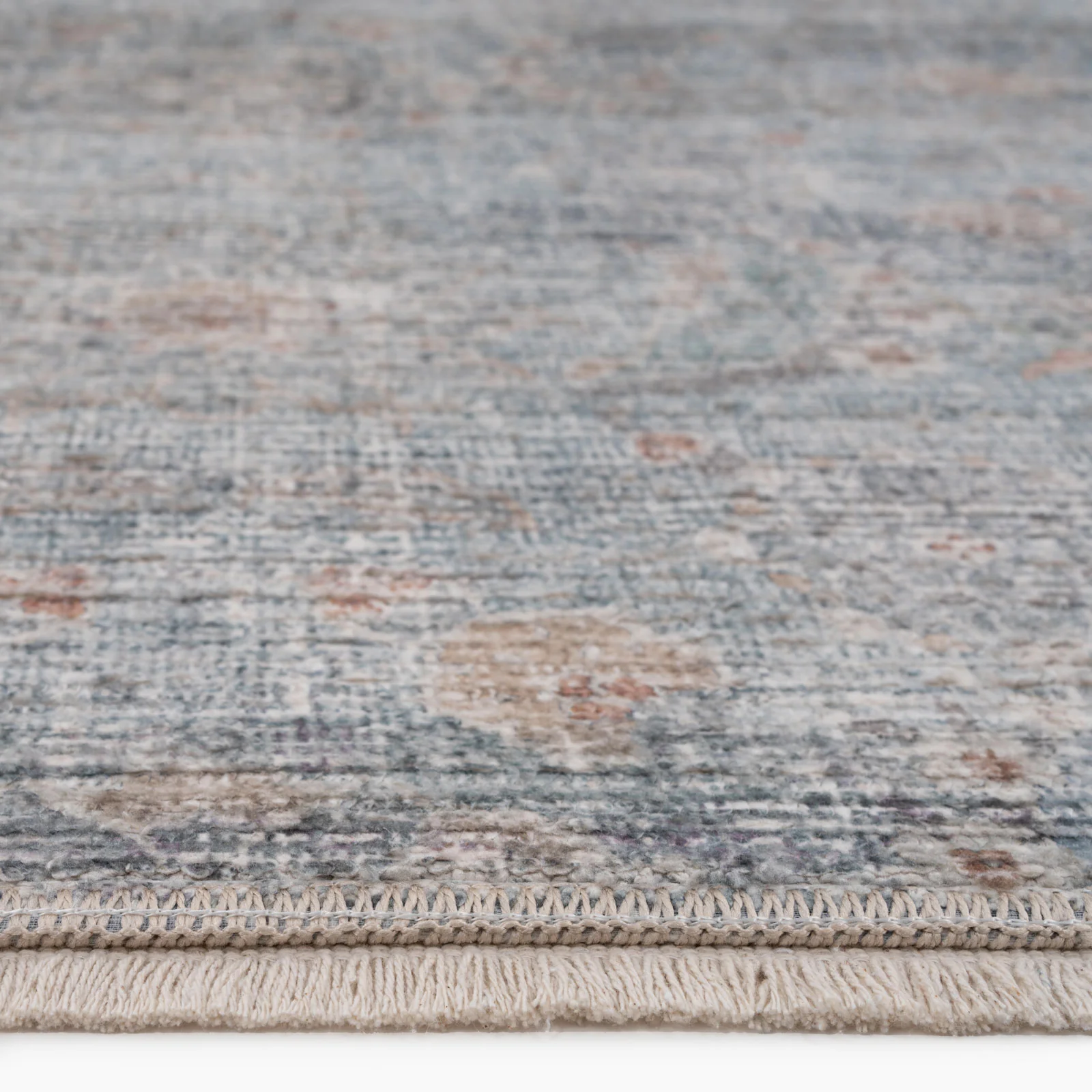 Vintage Blue Terra Floral Rug - Atticus - Image 10