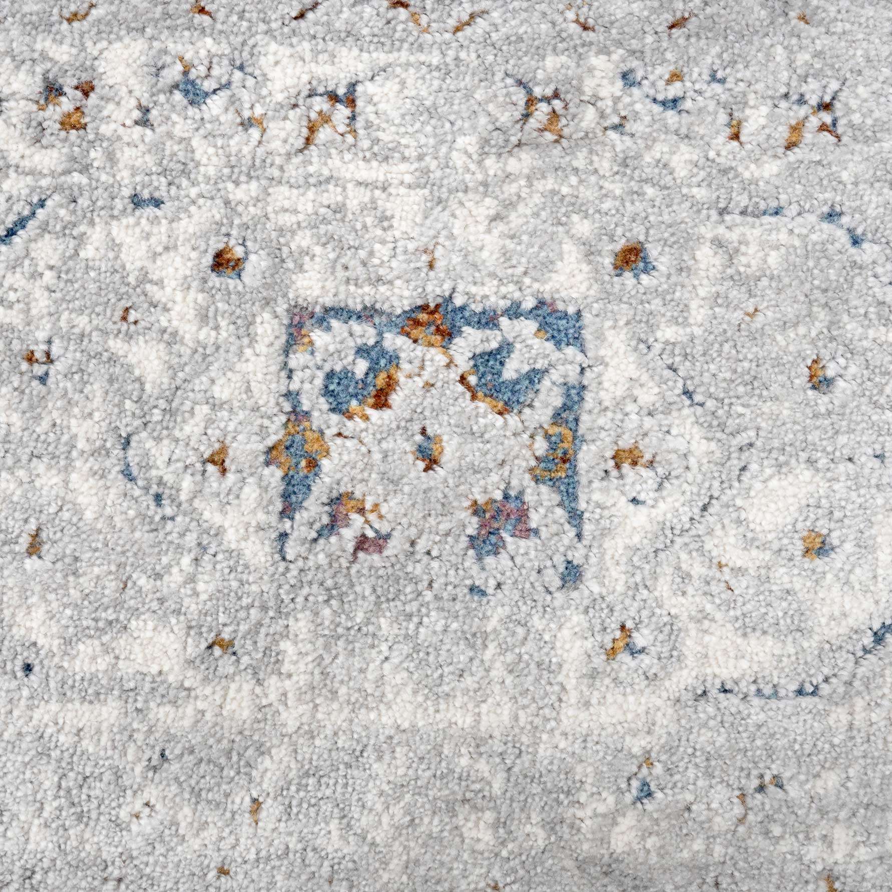 Vintage Grey Washed Effect Living Room Rug - Frank - Image 5