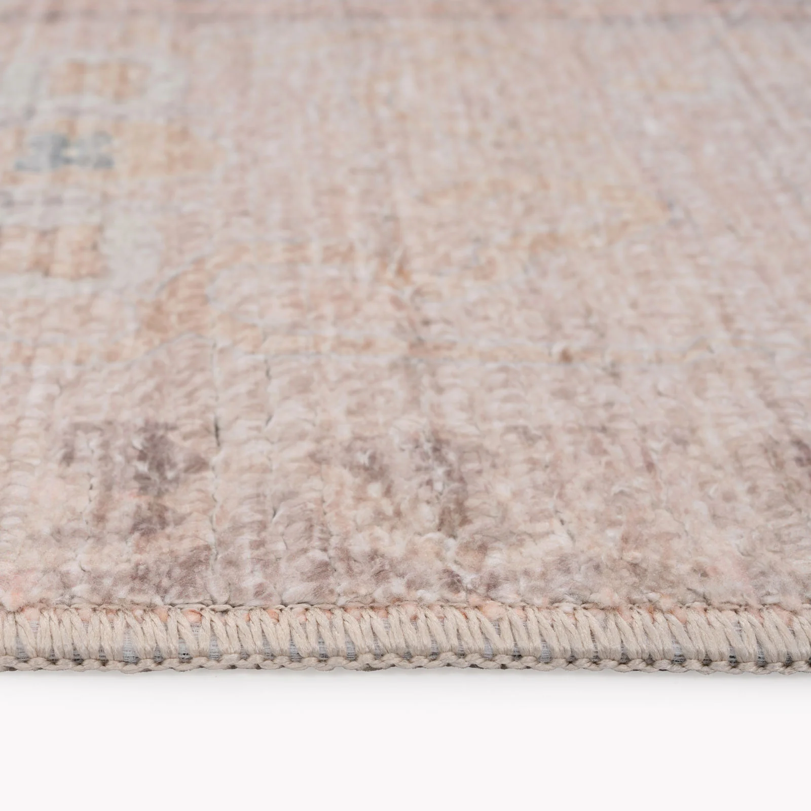 Vintage Coral Pink Chic Rug - Clara - Image 10