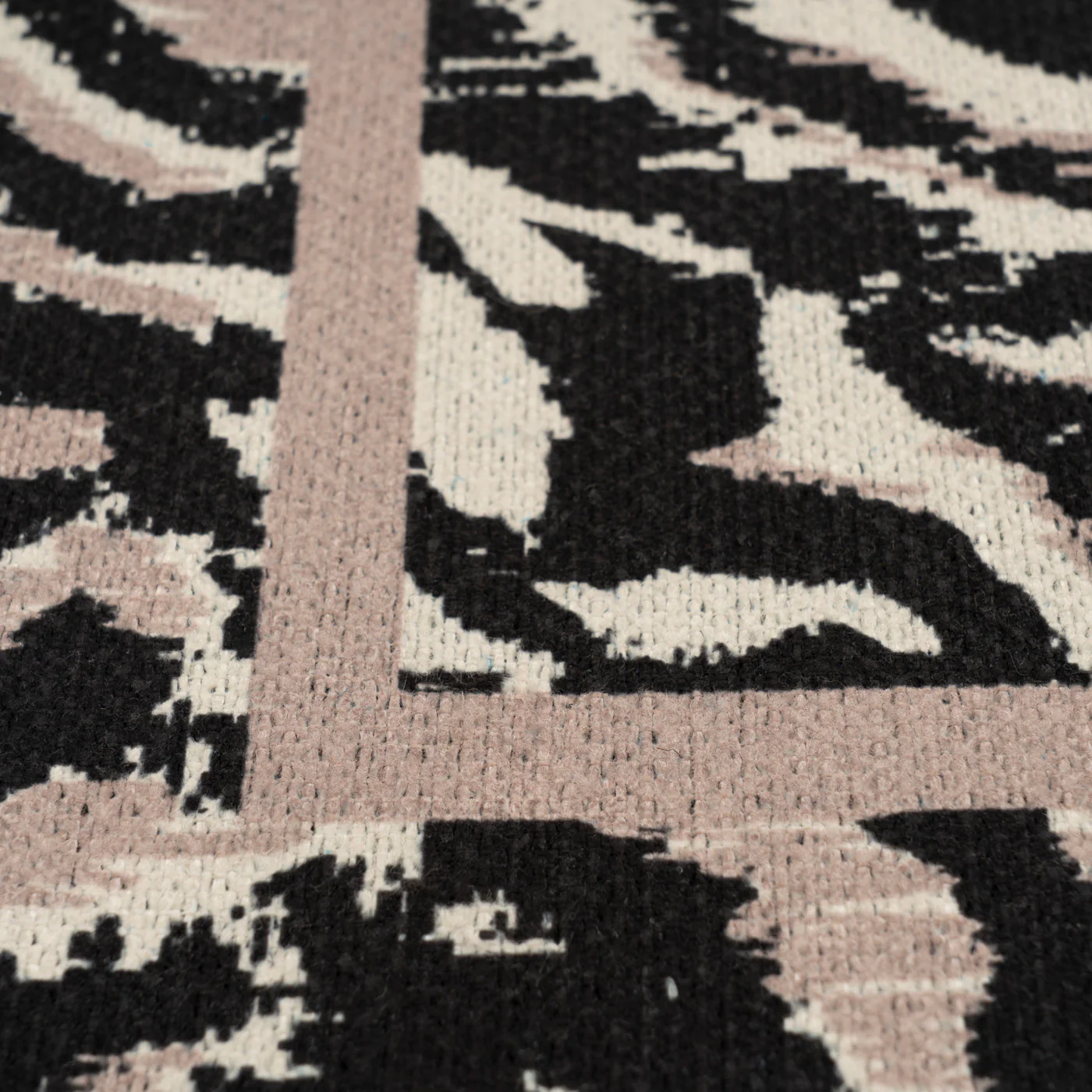 Washable Black Zebra Print Doormat - Zebra - Image 5