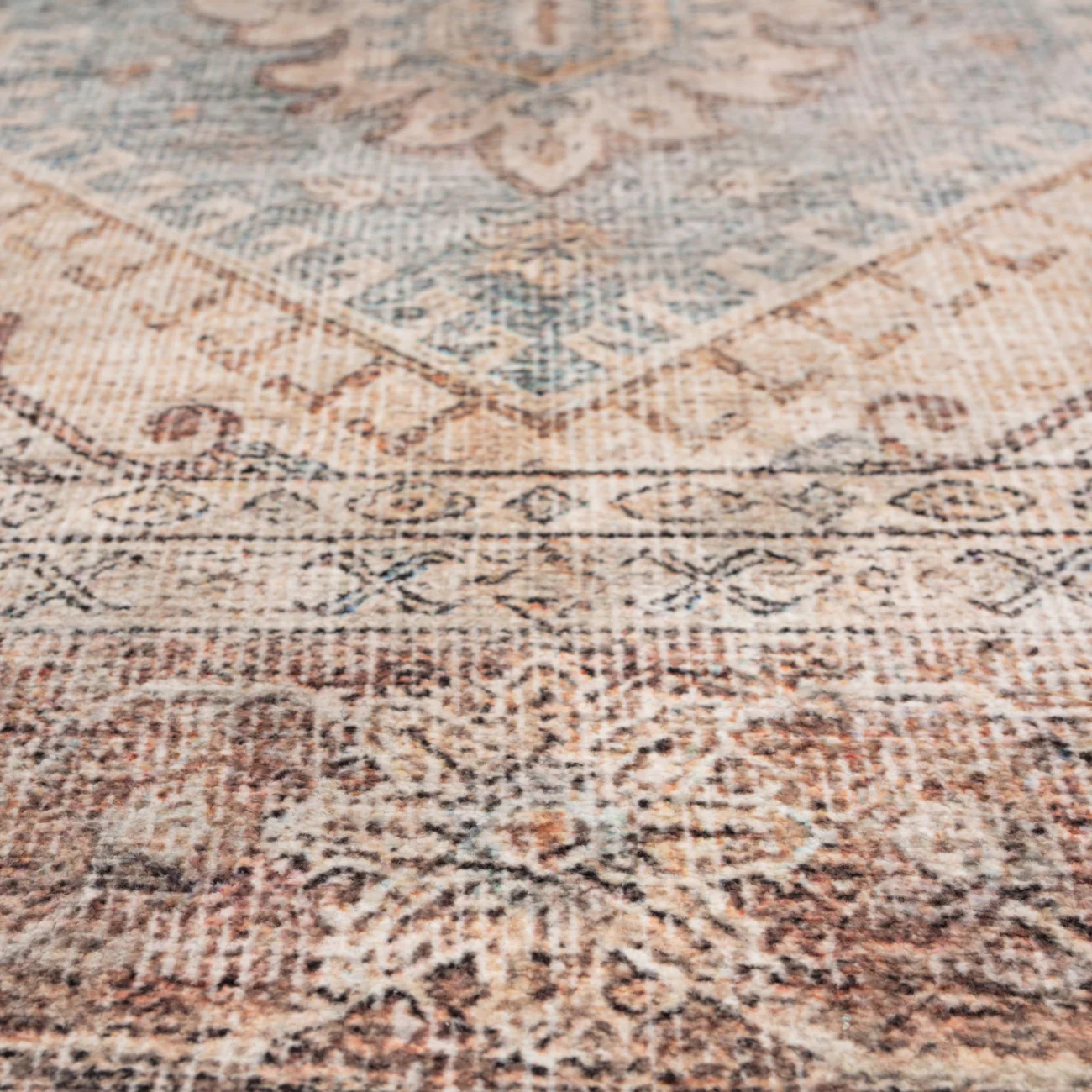 Washable Blue Heritage Runner - Sonder - Image 5