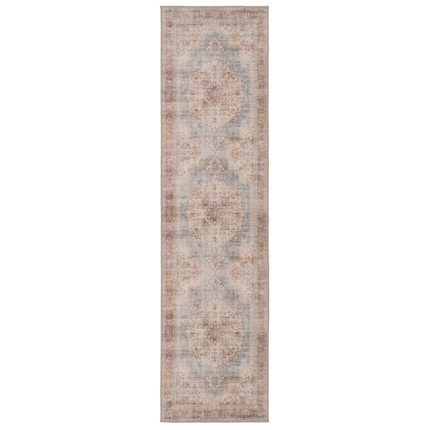 Washable Blue Heritage Runner - Sonder - Image 8