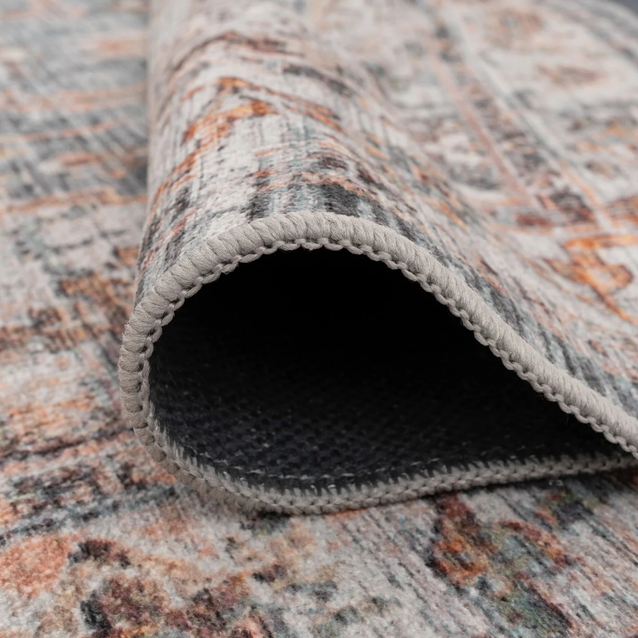 Washable Blue Vintage Rug - Serene - Image 12
