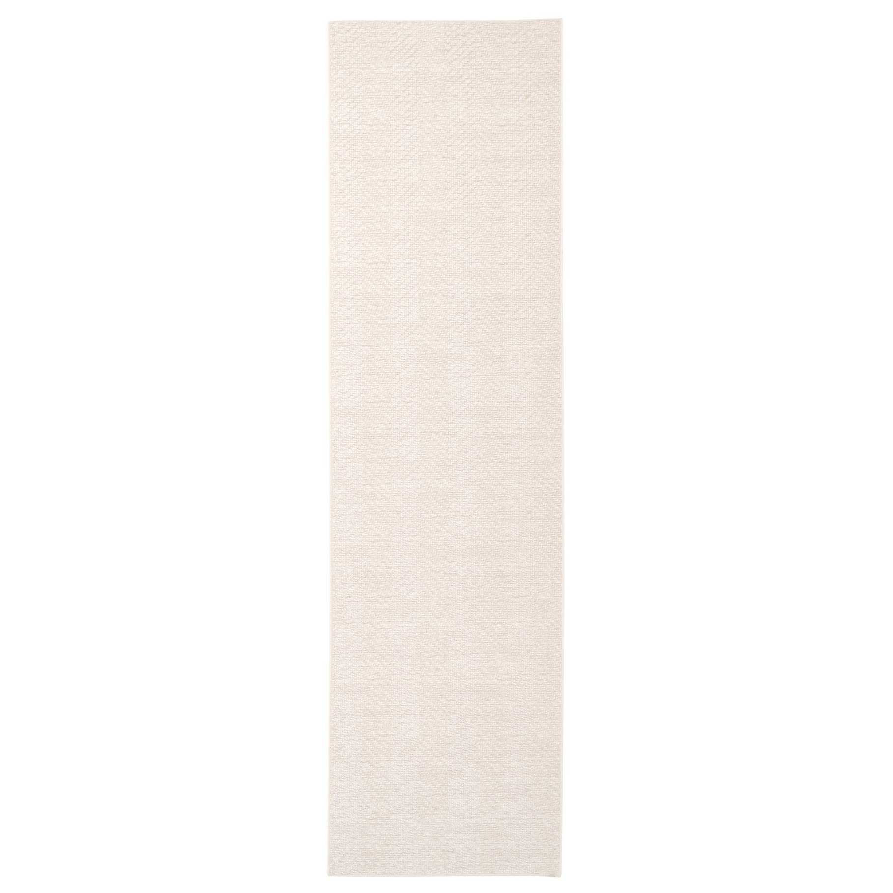 Washable Bobbled Beige Chevron Runner - Kate - Image 2