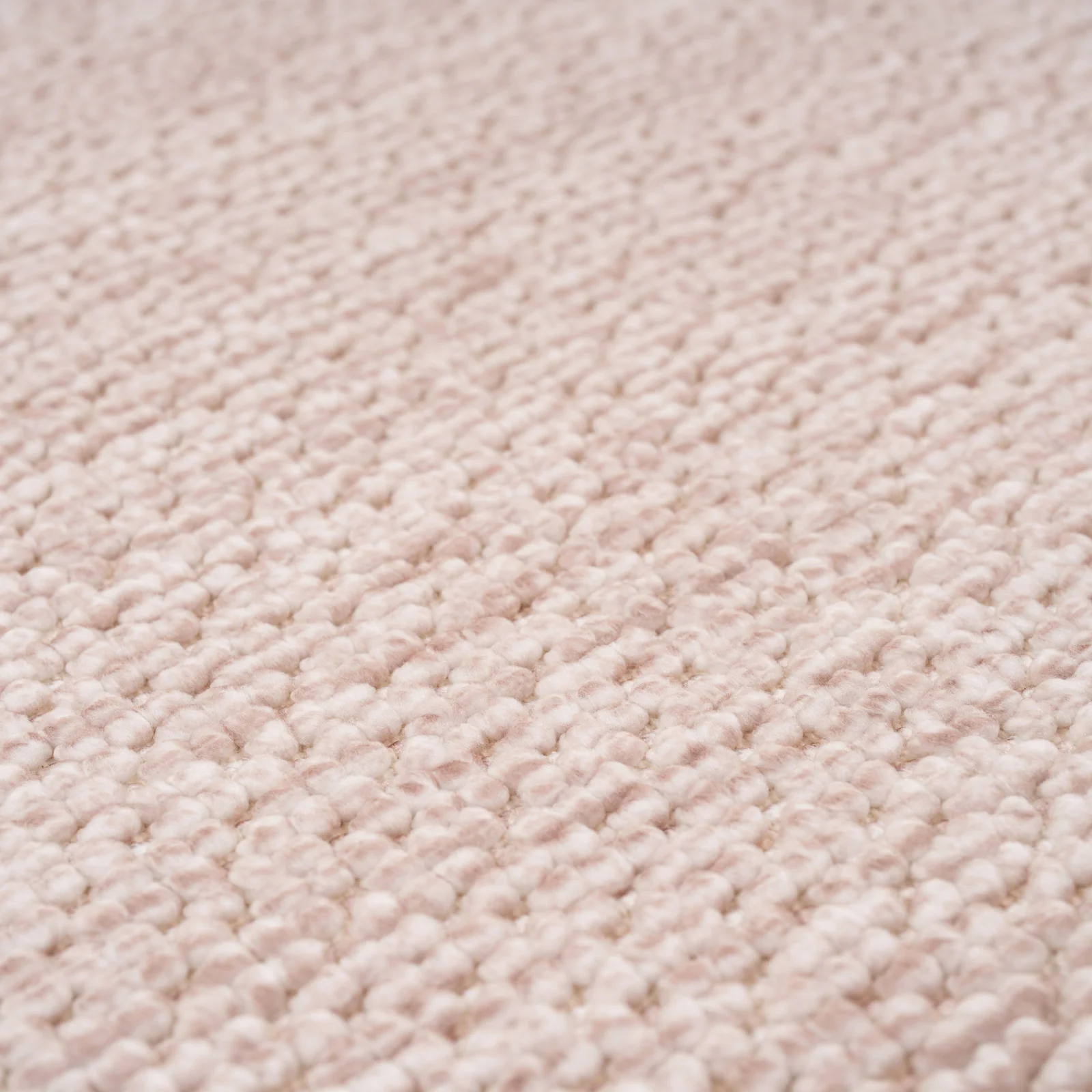 Washable Bobbled Beige Chic Runner - Lucy - Image 4