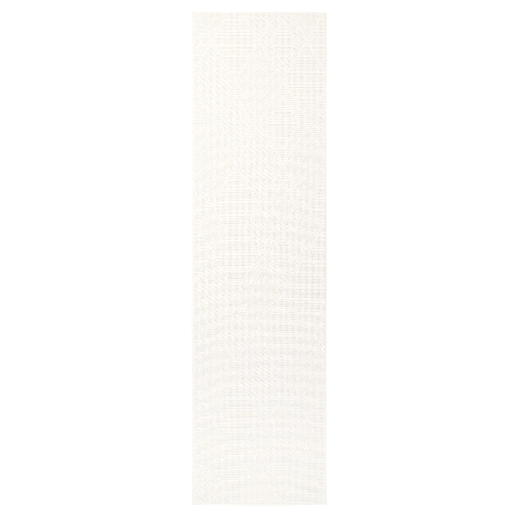 Washable Bobbled Cream Diamond Runner - Leah - Image 2