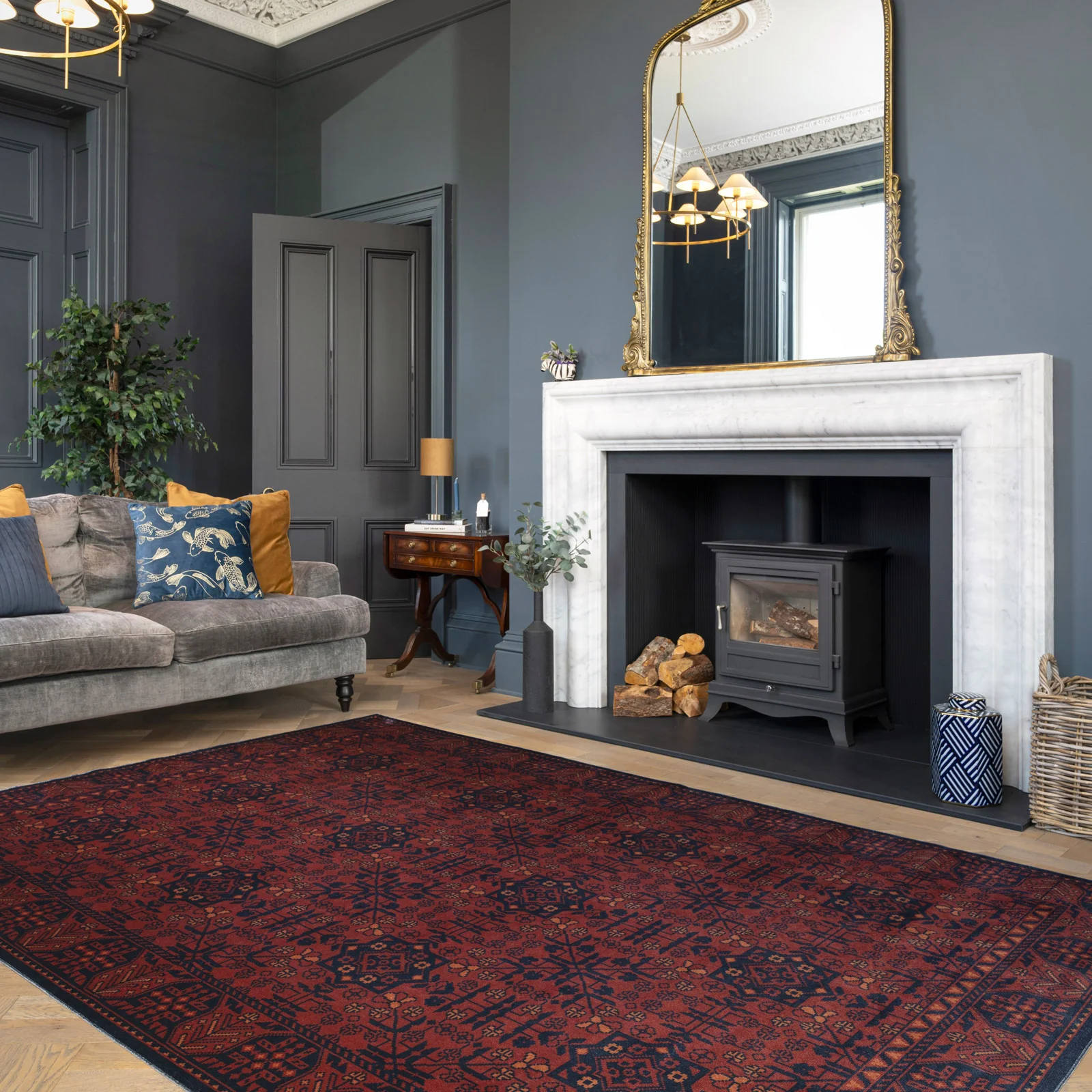 Washable Boho Persian Style Rug - Sana - Image 2