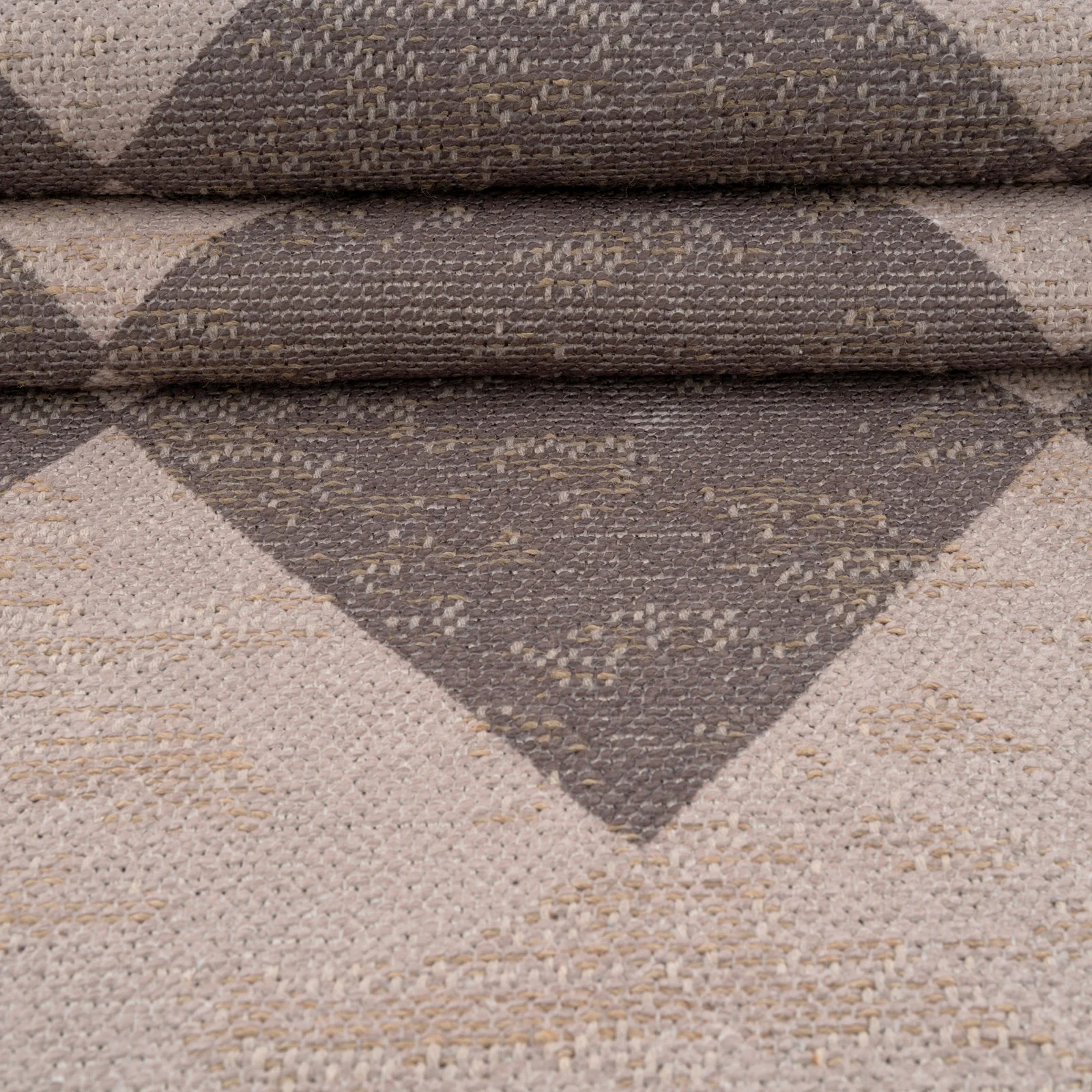 Washable Brown Harlequin Jute Style Rug - Suki - Image 10