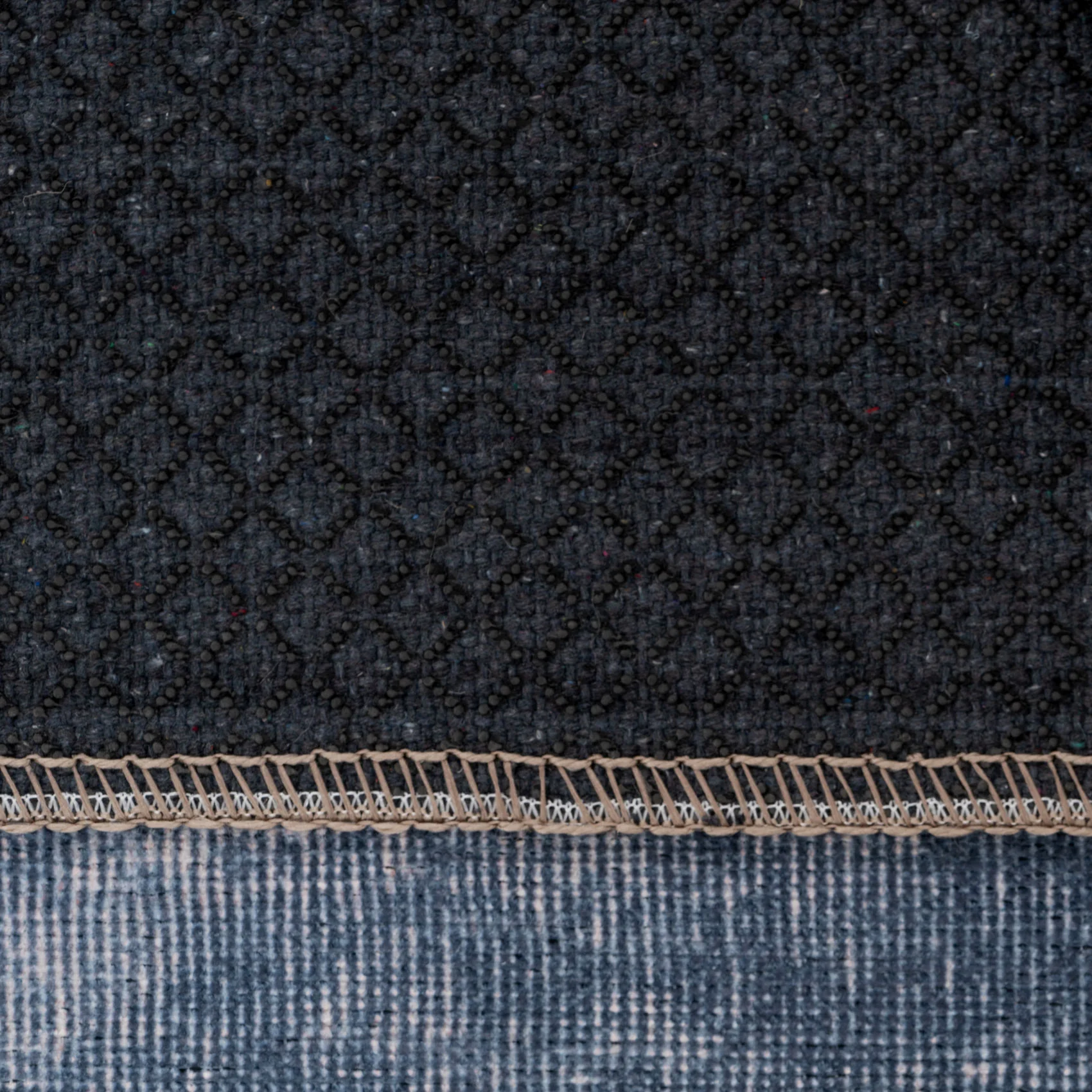 Flatwoven Washable Denim Blue Area Rug - Ballina - Image 10