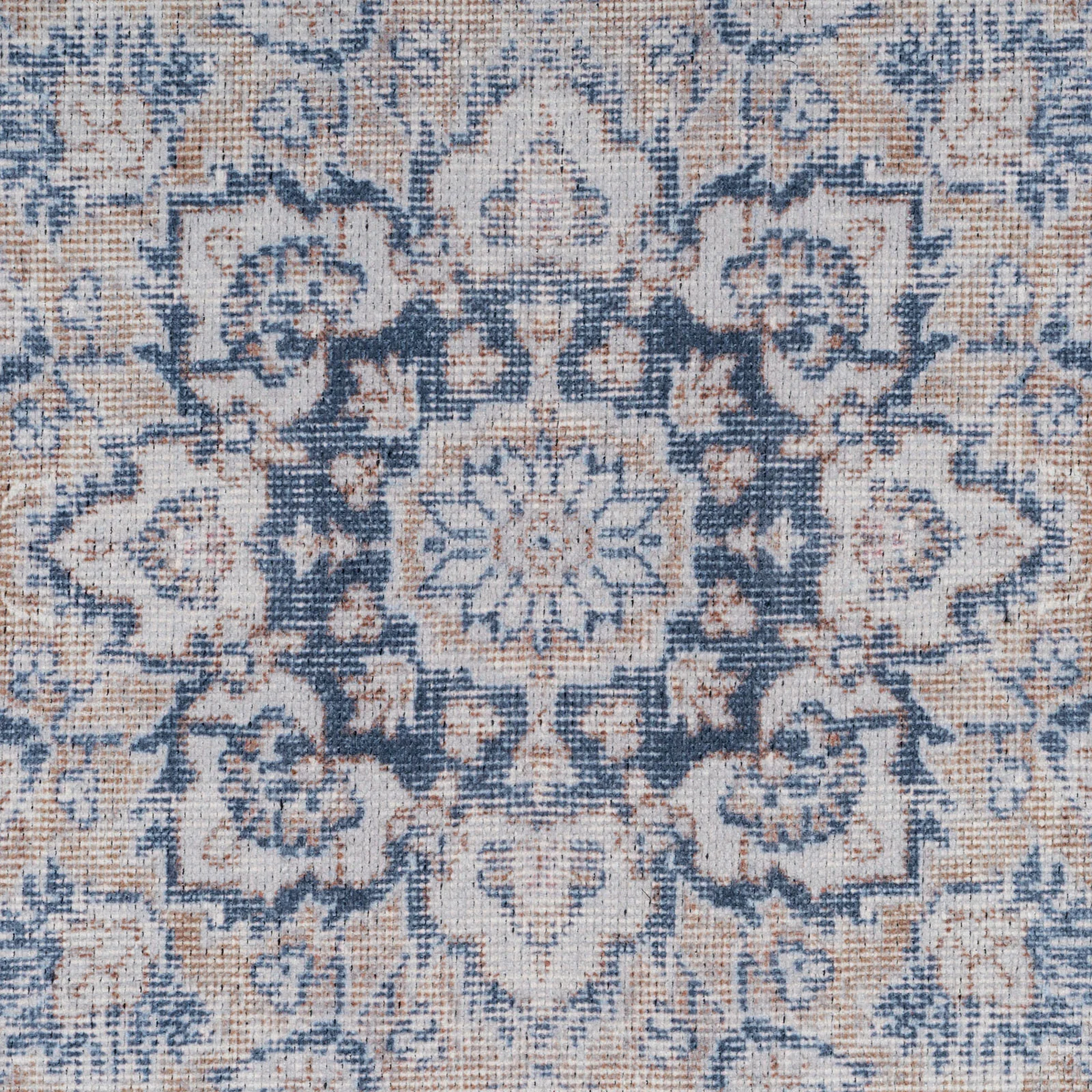 Flatwoven Washable Denim Blue Area Rug - Ballina - Image 9