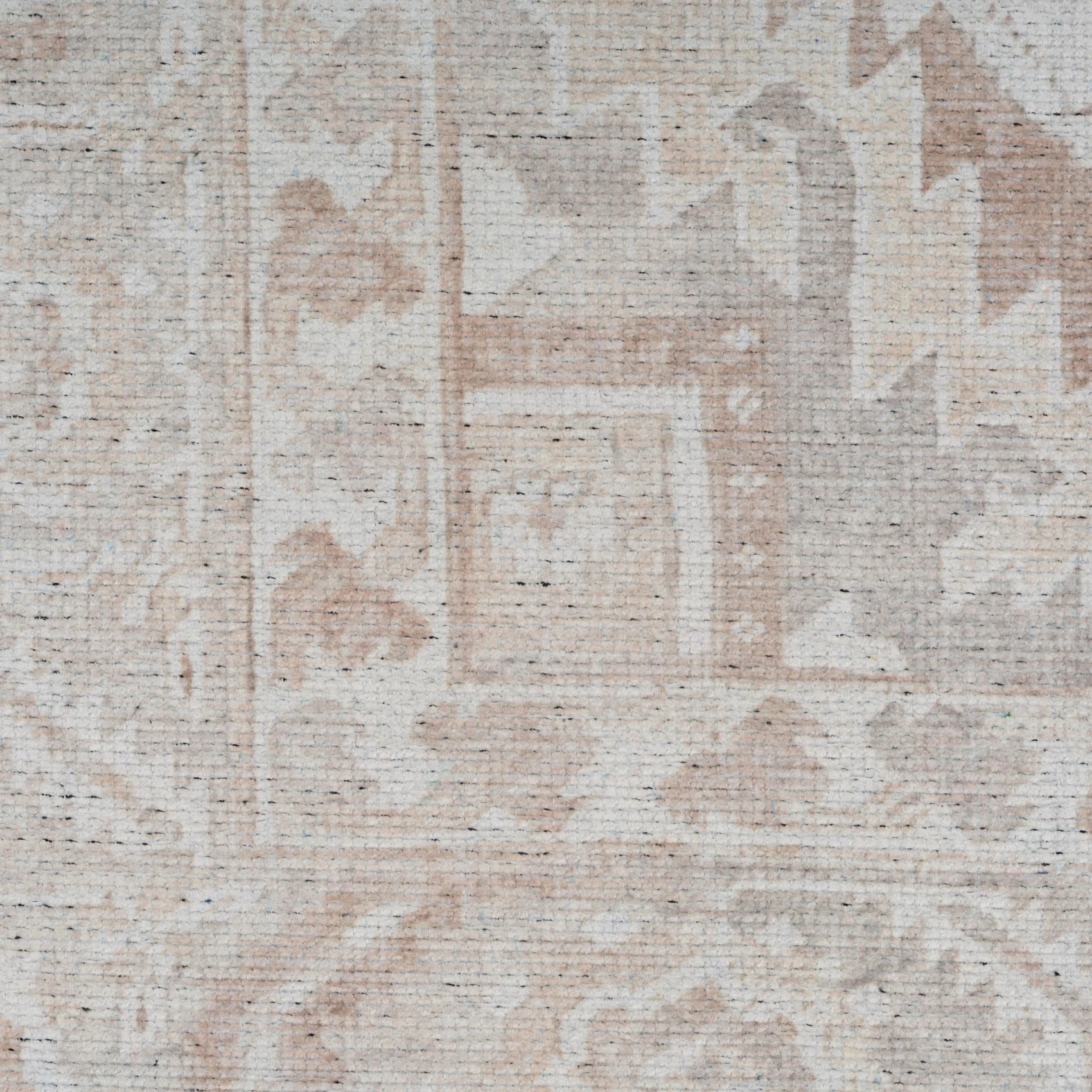Flatwoven Washable Distressed Beige Area Rug - Tolka - Image 9