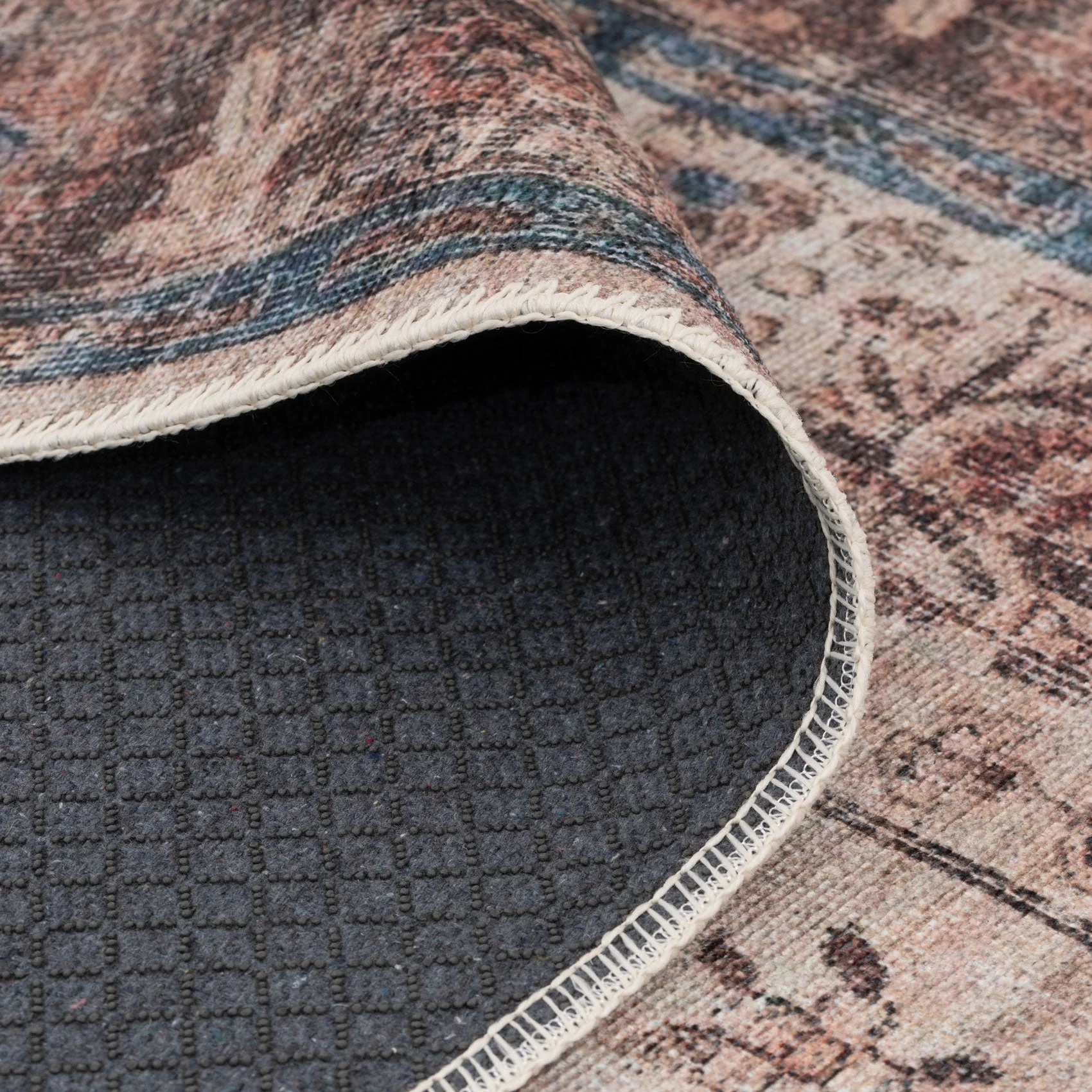 Flatwoven Washable Earthy Flora Runner Rug - Shannon - Image 5