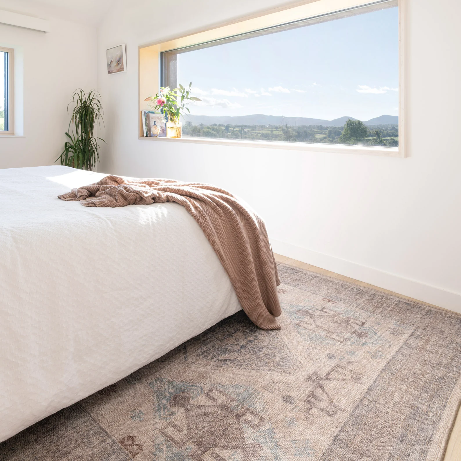 Washable Greige Blue Jute Style Rug - Ruah - Image 2