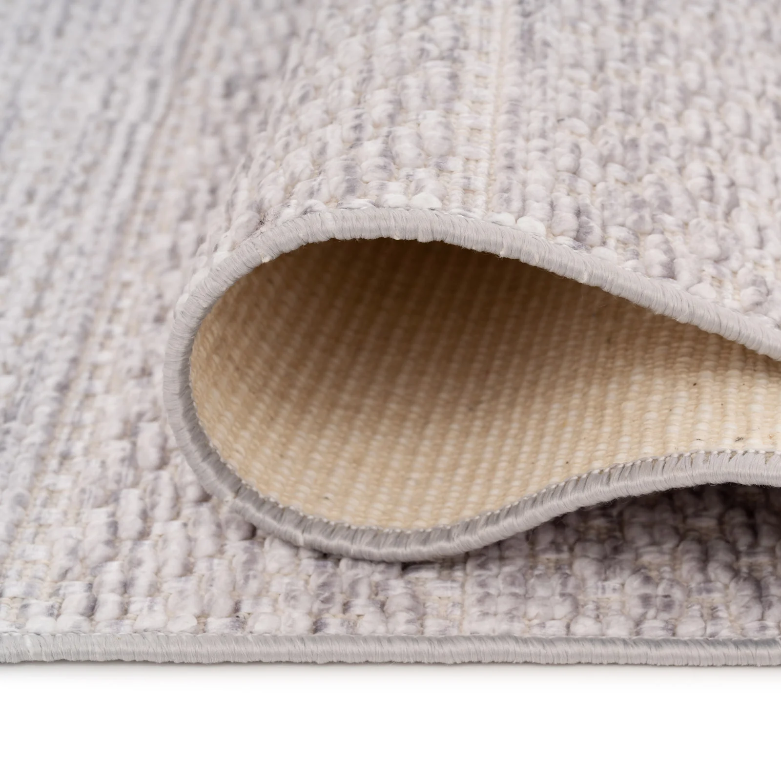Washable Grey Bobbled Scandi Runner - Evie - Image 6