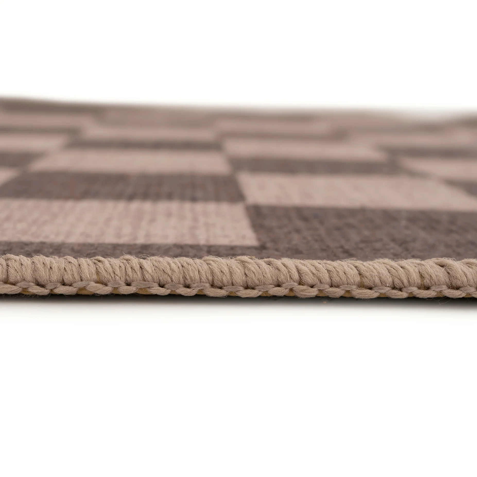 Washable Grey Checkerboard Doormat - Chess - Image 2
