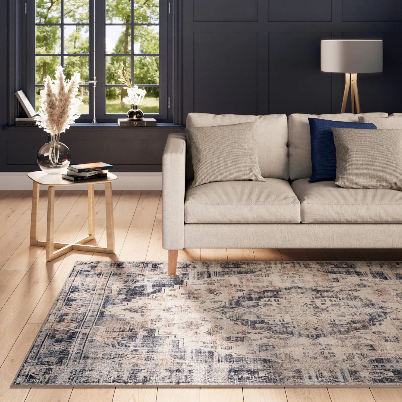 Washable Blue Kitchen Mat - Kith - Image 3