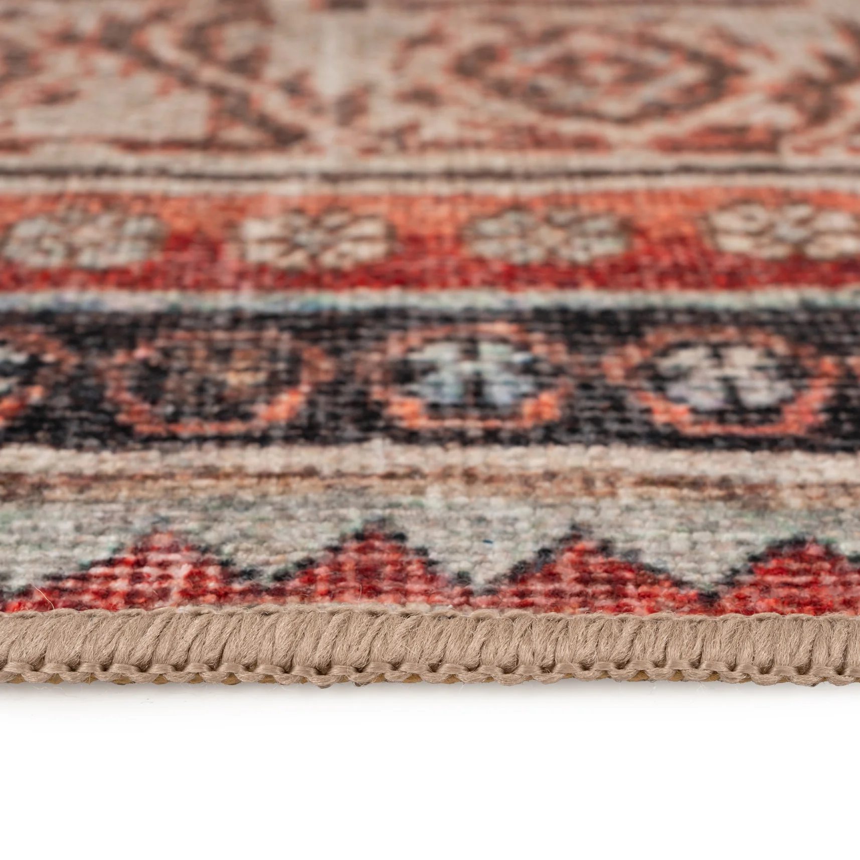 Distressed Terracotta Washable Runner - Rowe - Image 7